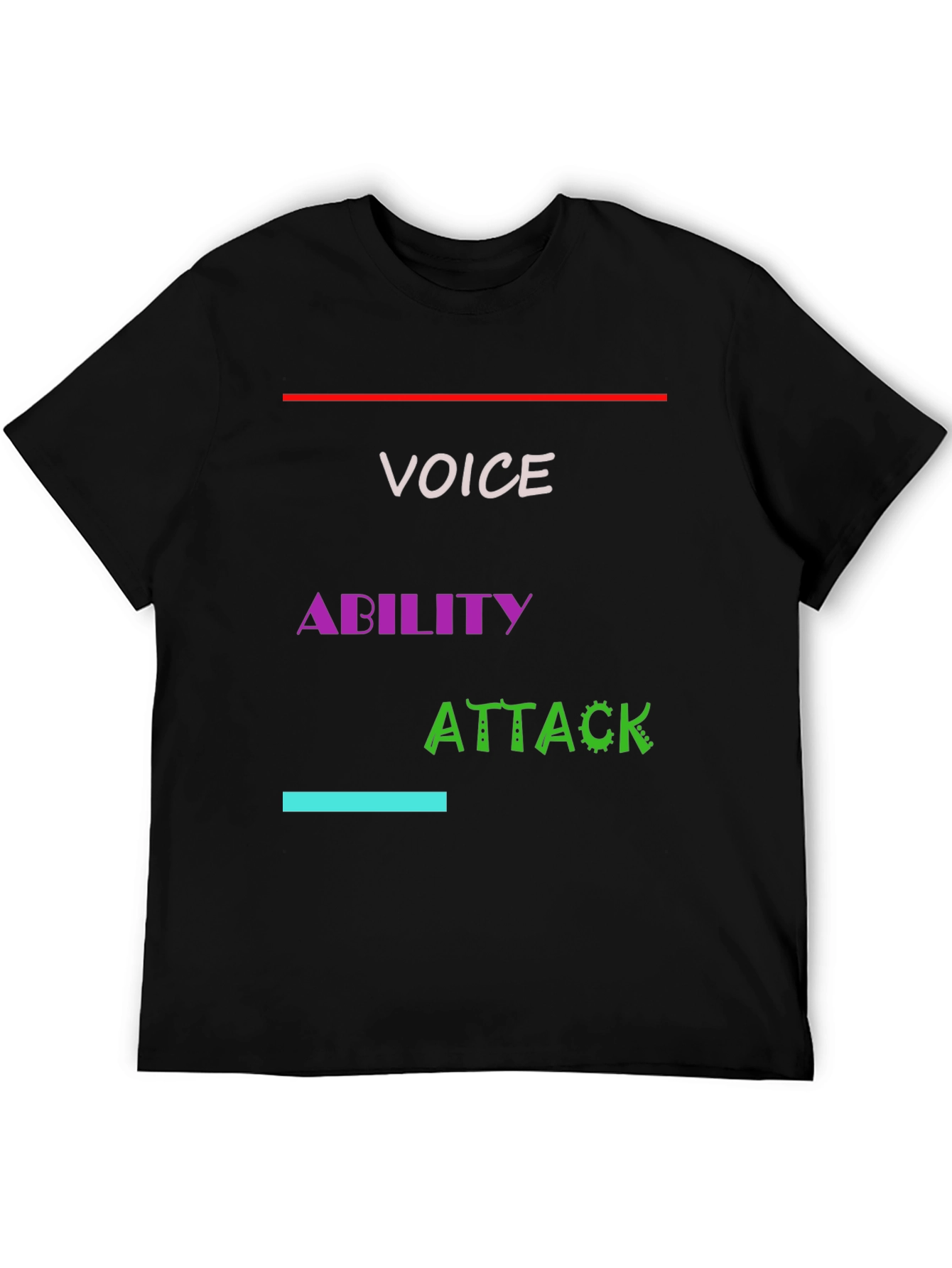 Voice Ability Attack Graphic T-Shirt