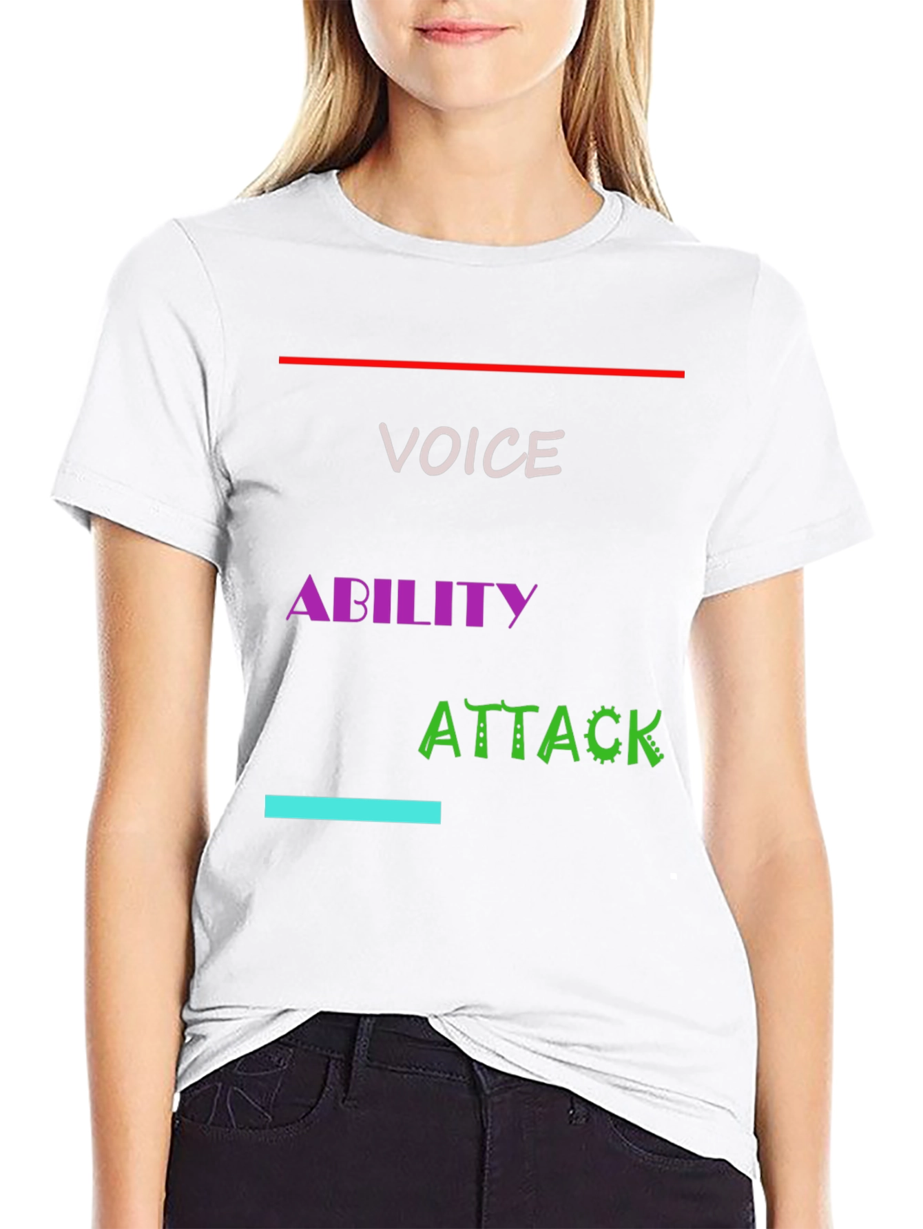Voice Ability Attack Graphic T-Shirt