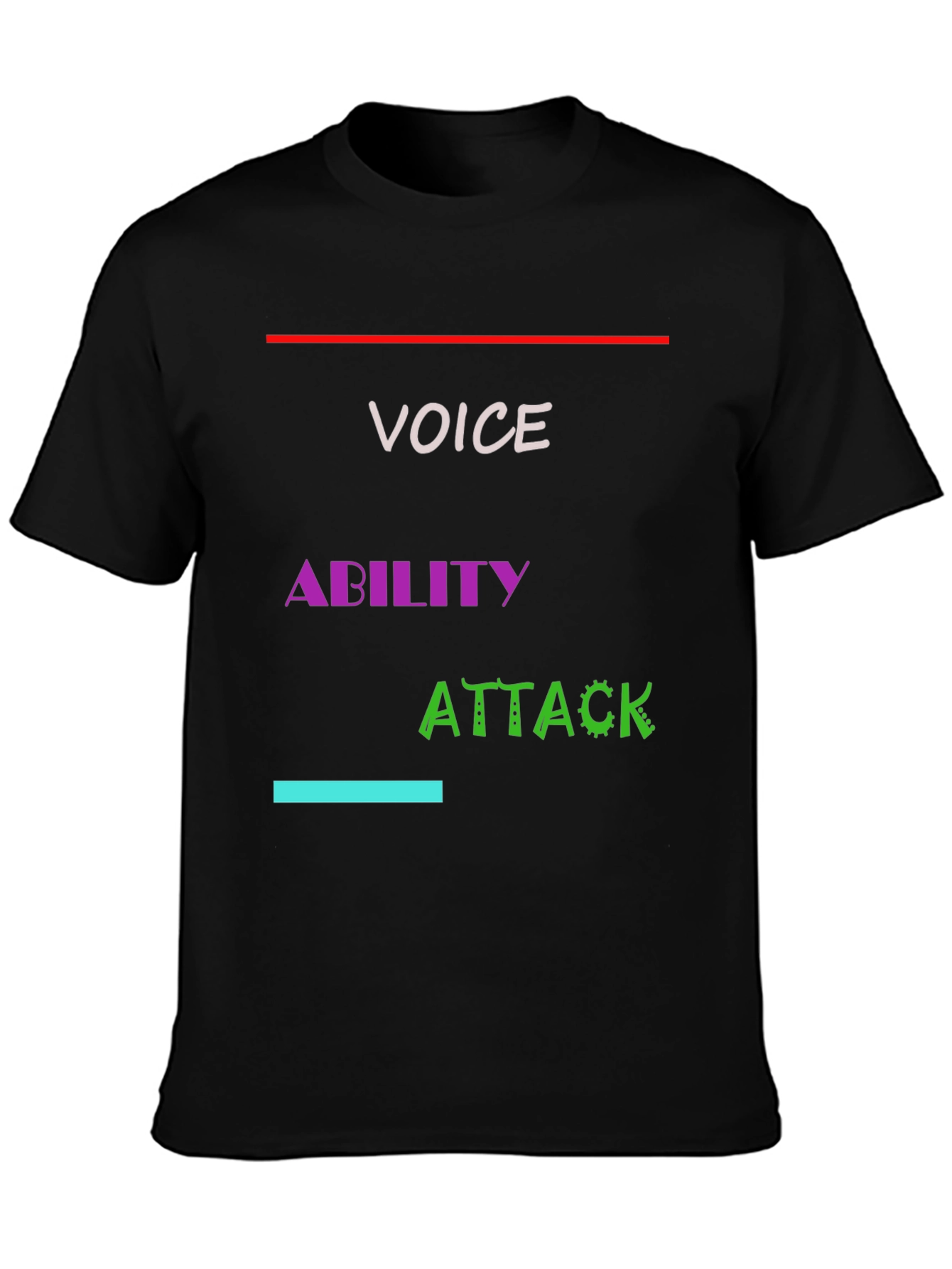 Voice Ability Attack Graphic T-Shirt