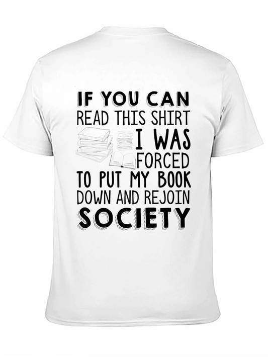 If You Can Read This Shirt Funny Book Lover Tee