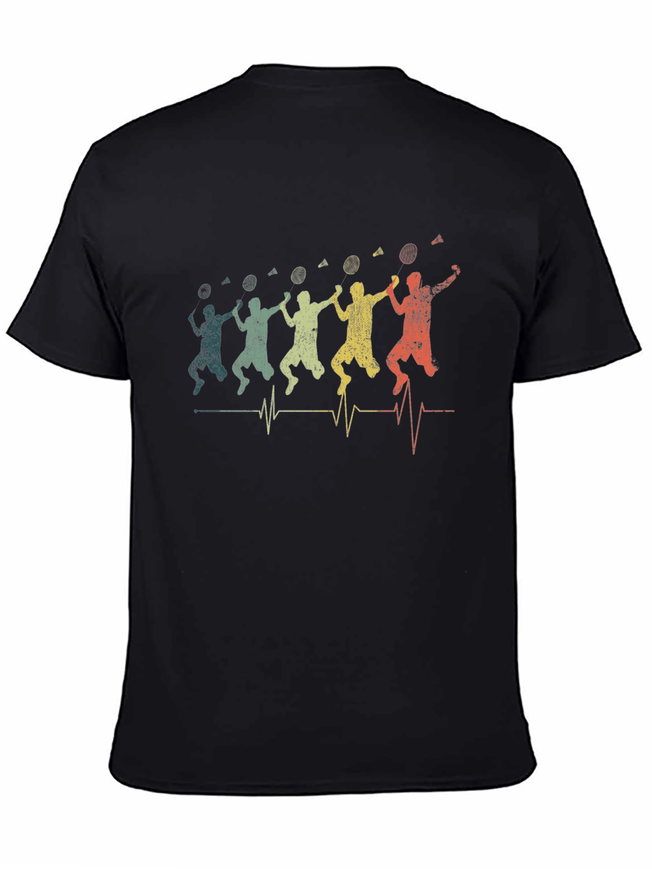 Badminton Player Heartbeat T-Shirt