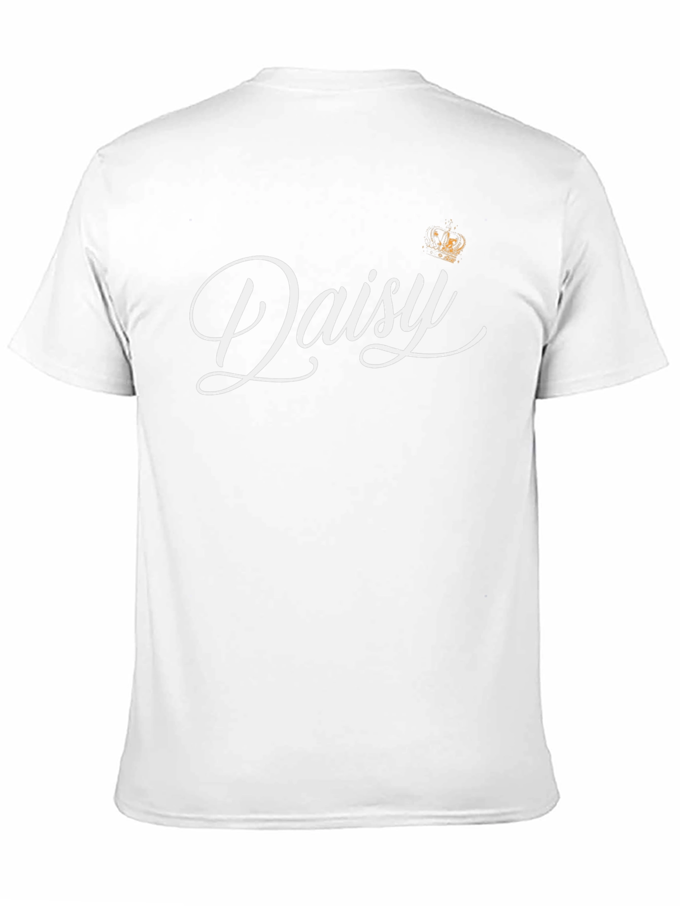 Daisy Script Graphic Tee - Unisex Black T-Shirt