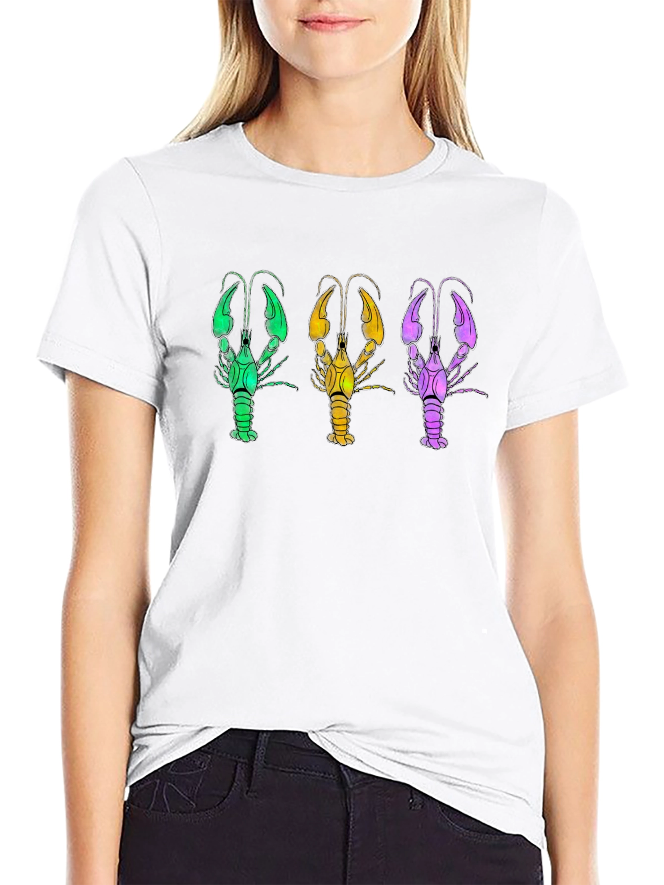 Crawfish Trio T-Shirt - Bold Graphic Tee