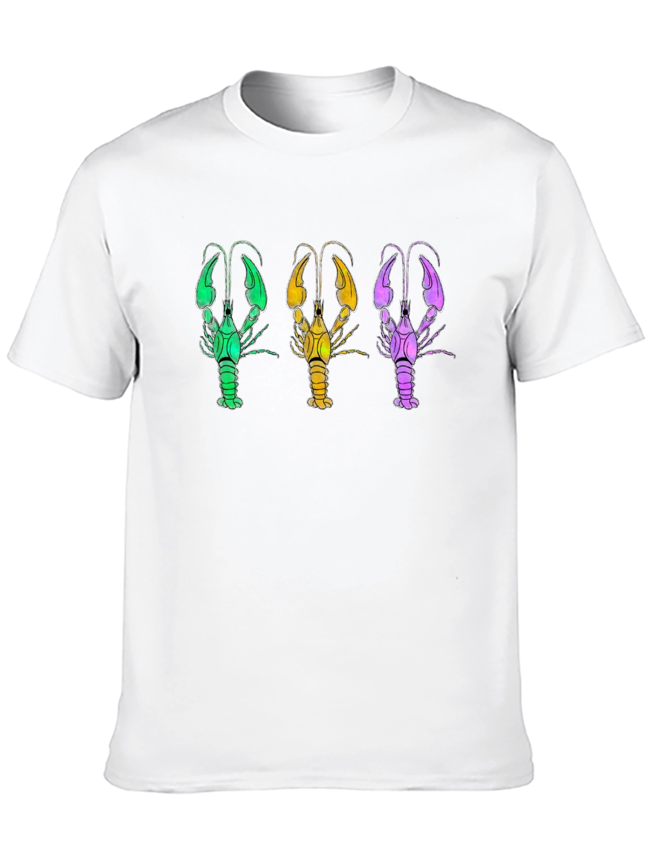 Crawfish Trio T-Shirt - Bold Graphic Tee
