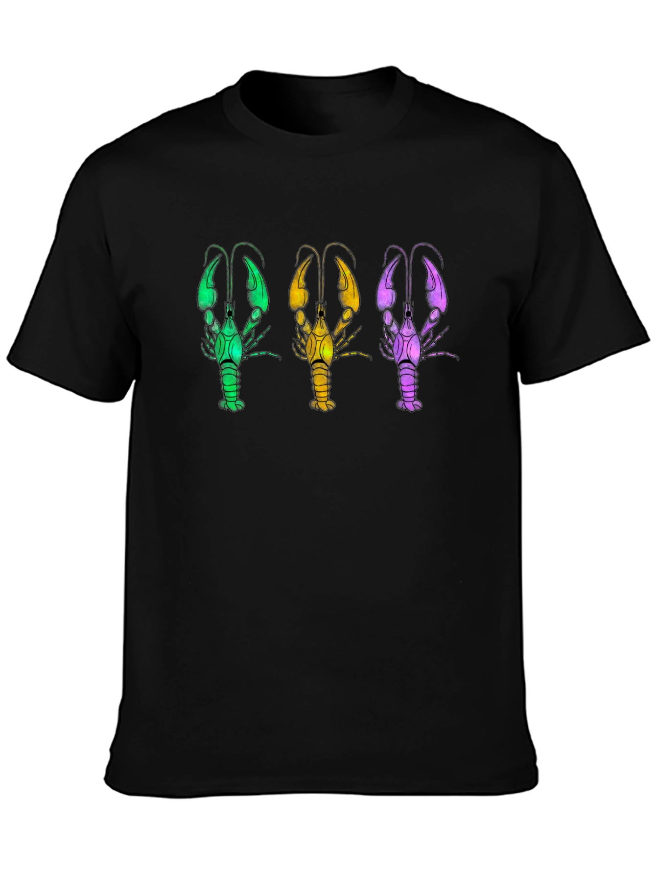 Crawfish Trio T-Shirt - Bold Graphic Tee