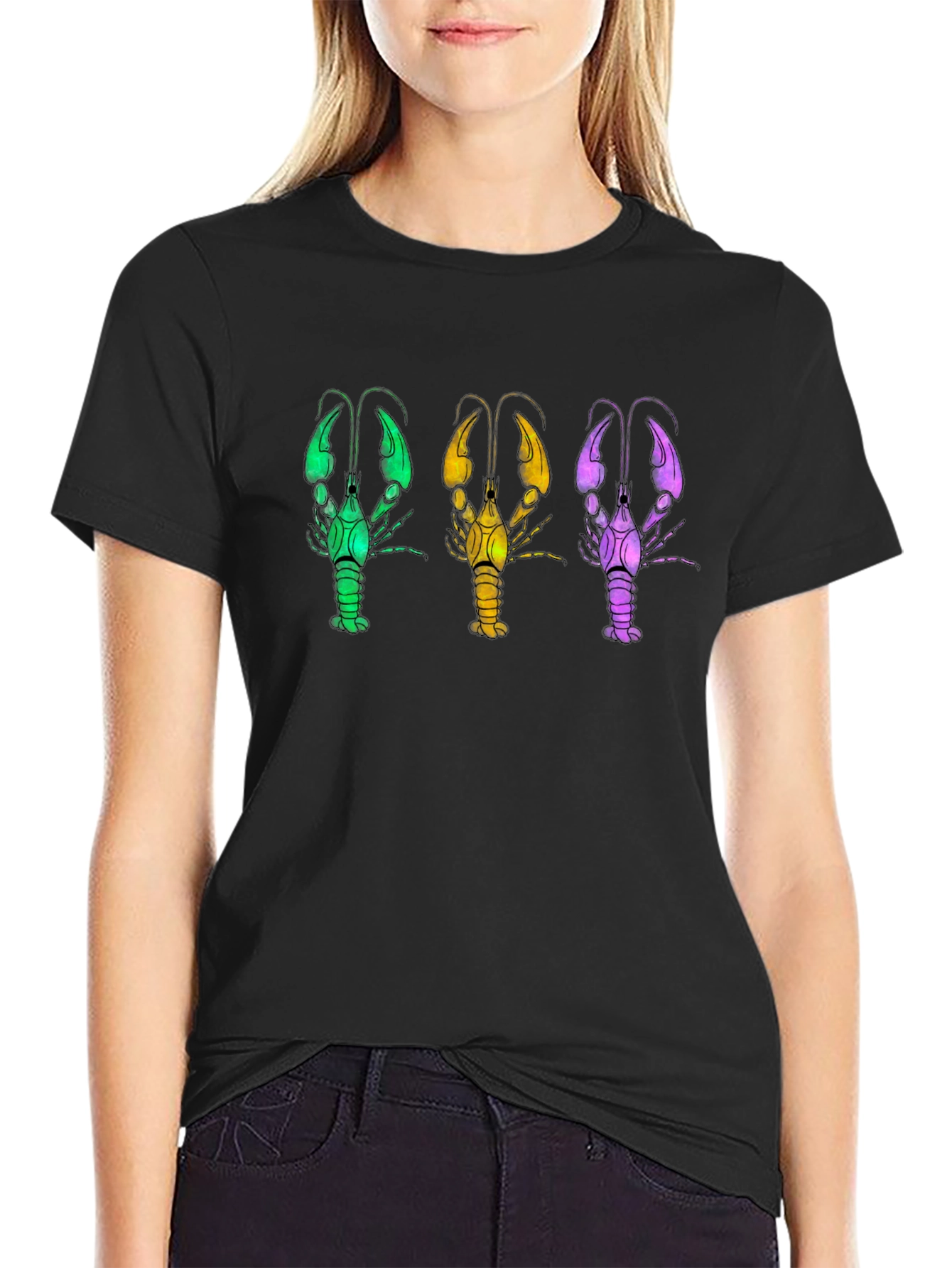 Crawfish Trio T-Shirt - Bold Graphic Tee