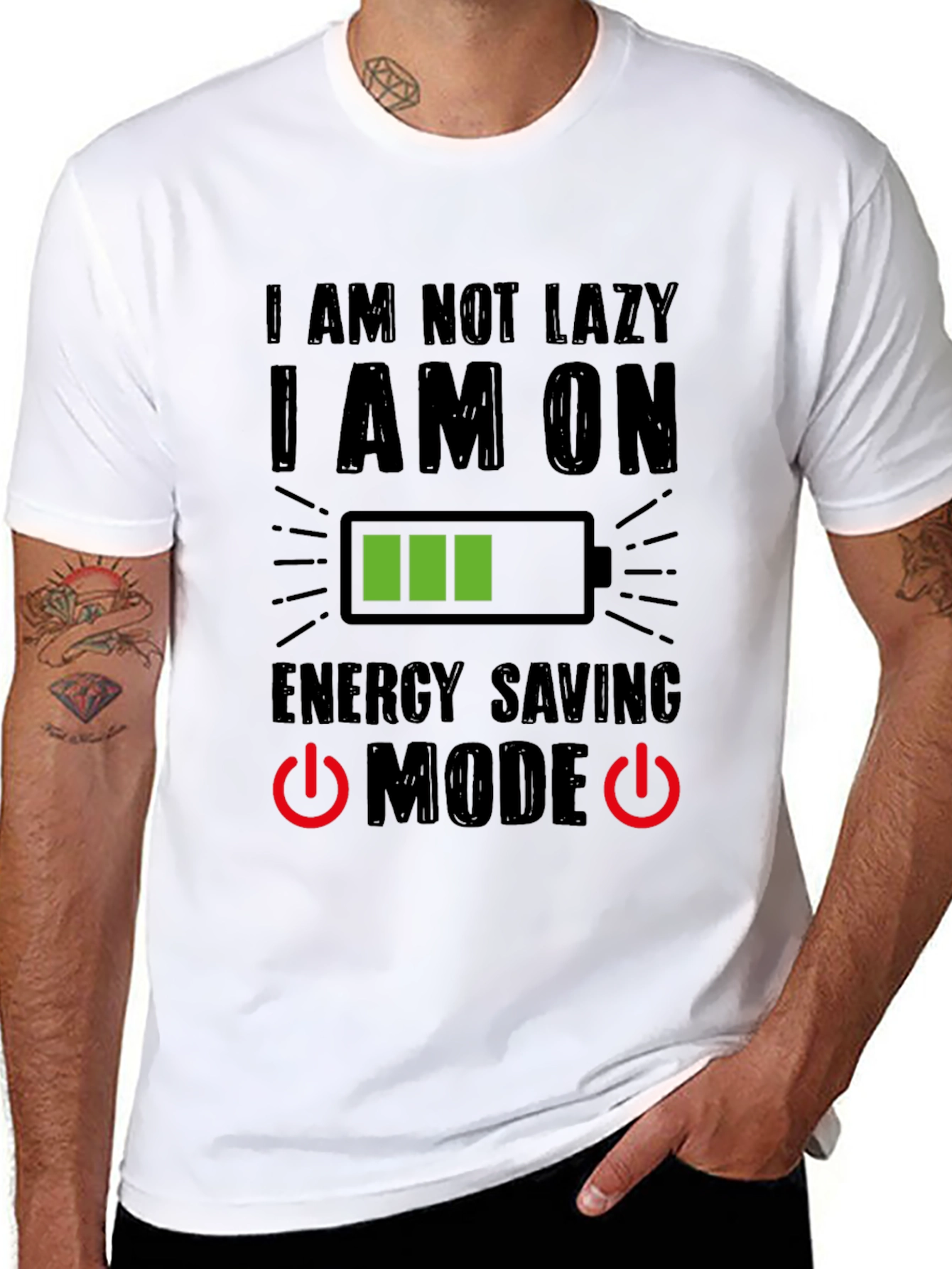 Energy Saving Mode Graphic Tee