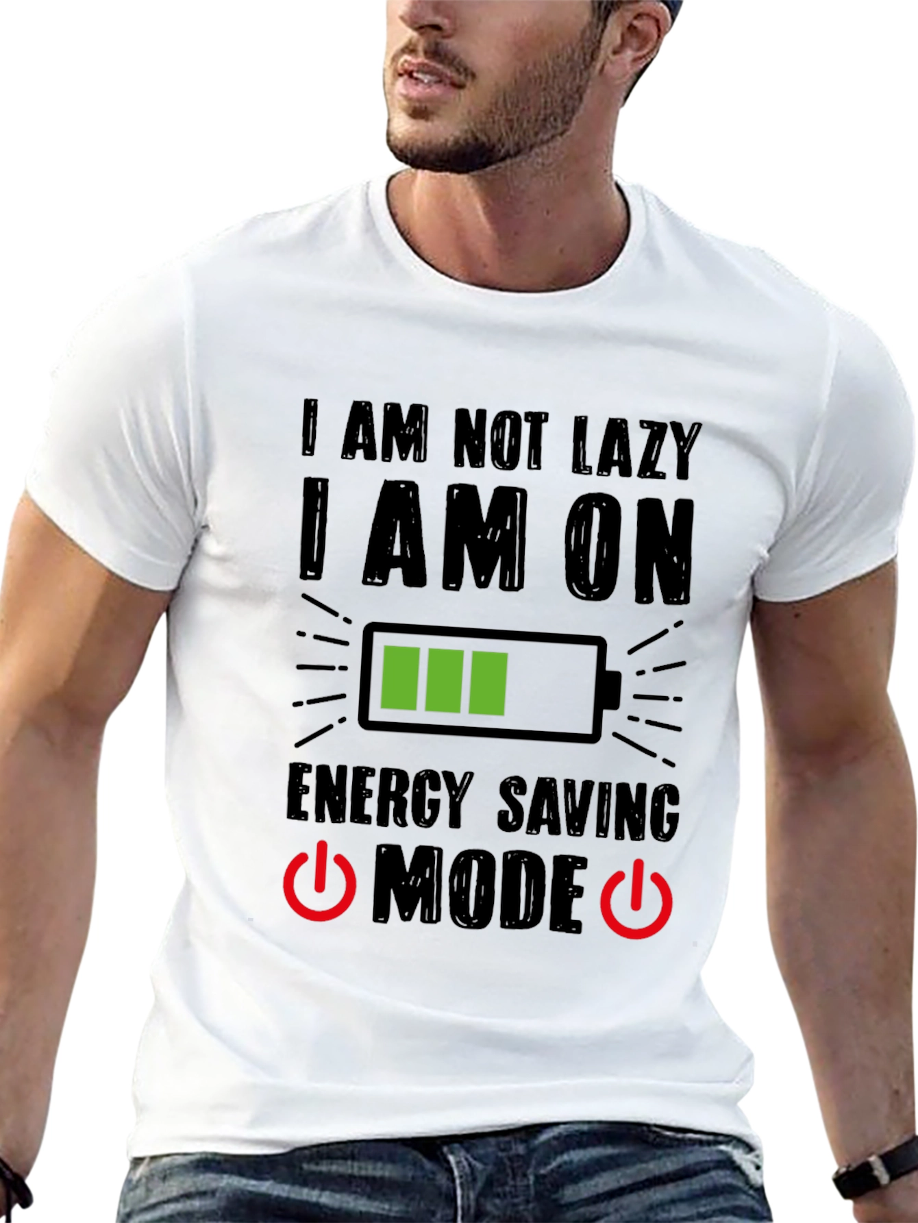 Energy Saving Mode Graphic Tee