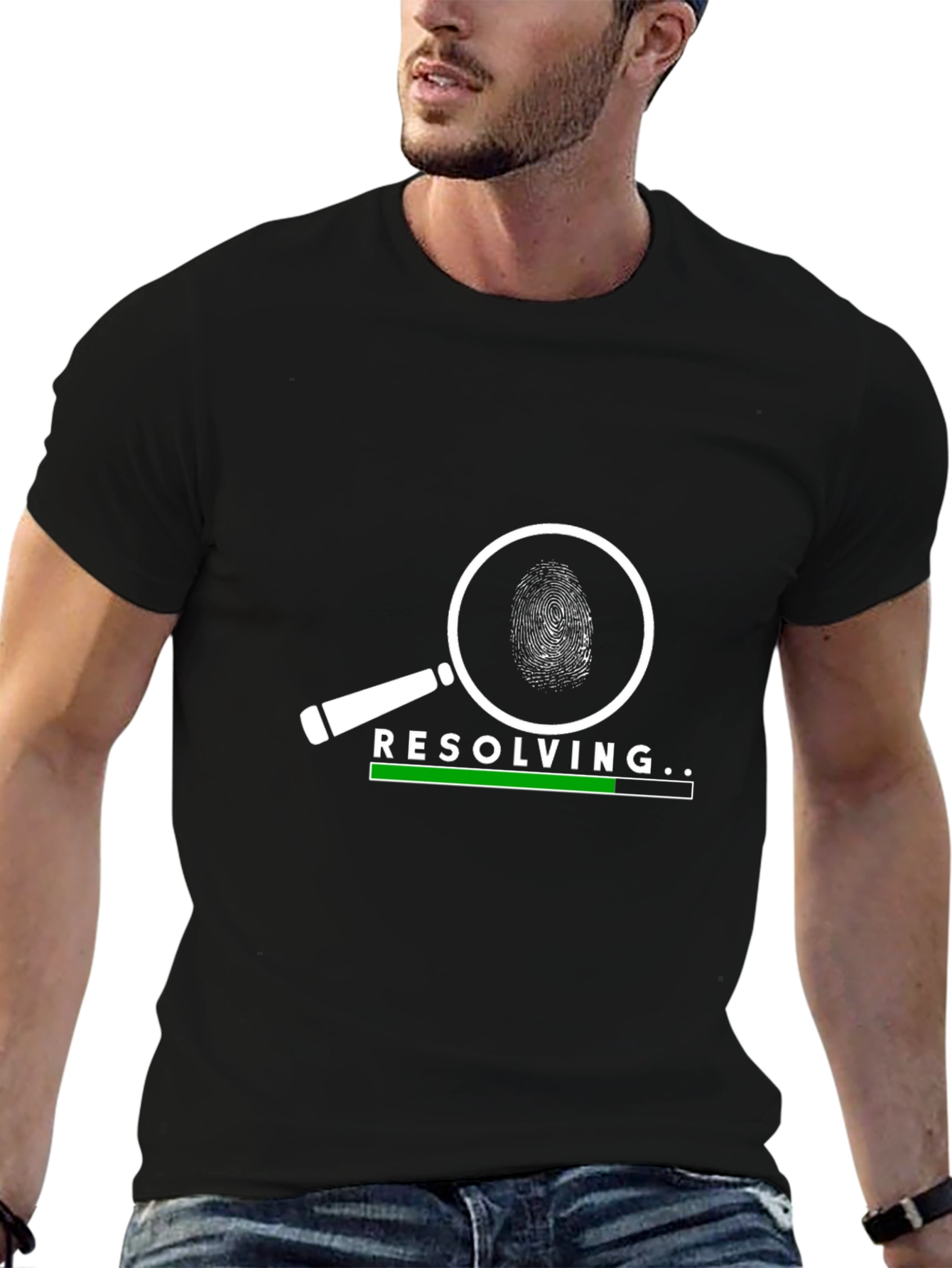 Resolving Fingerprint Graphic T-Shirt