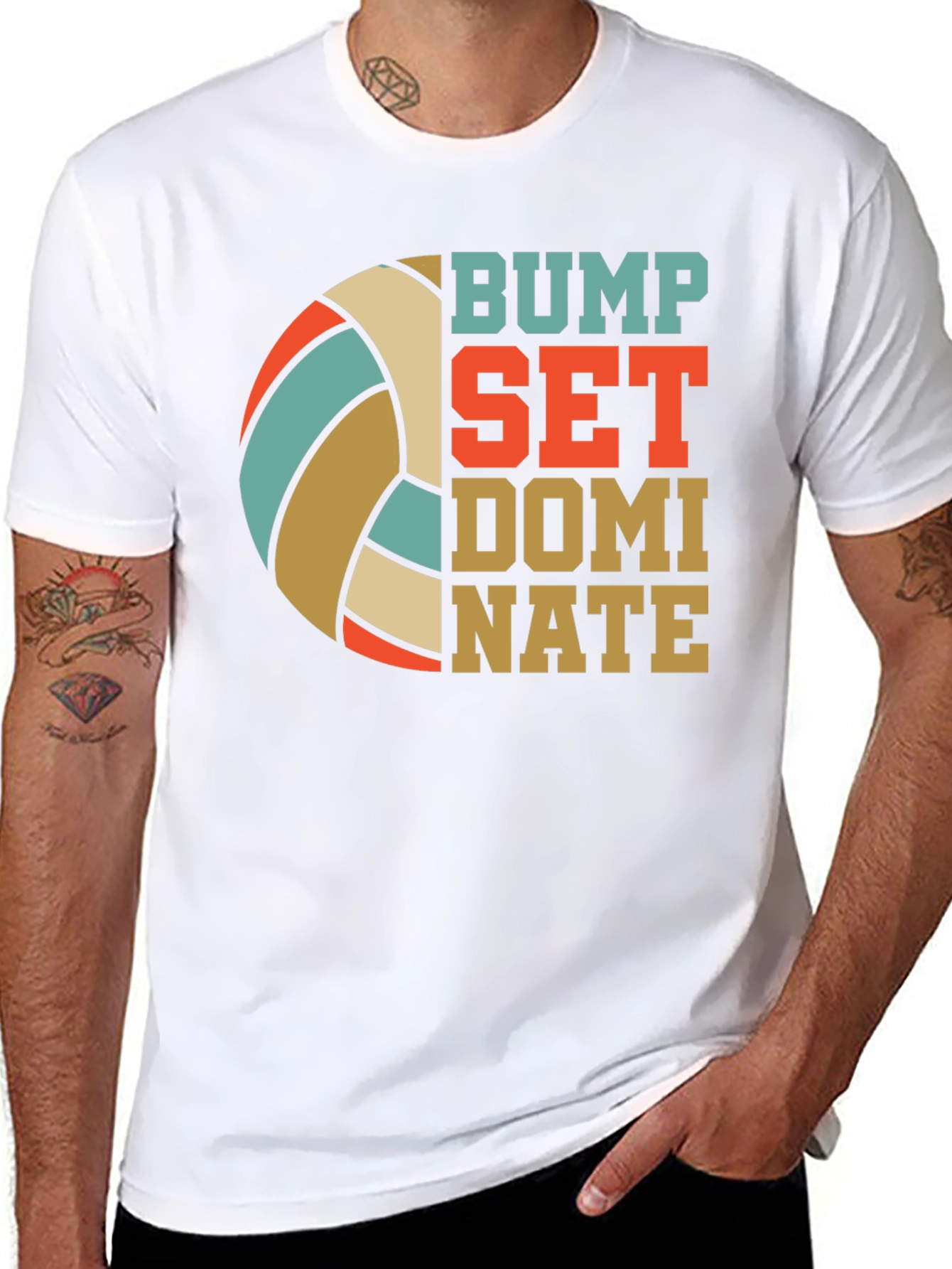 Bump Set Dominate T-Shirt Volleyball Tee