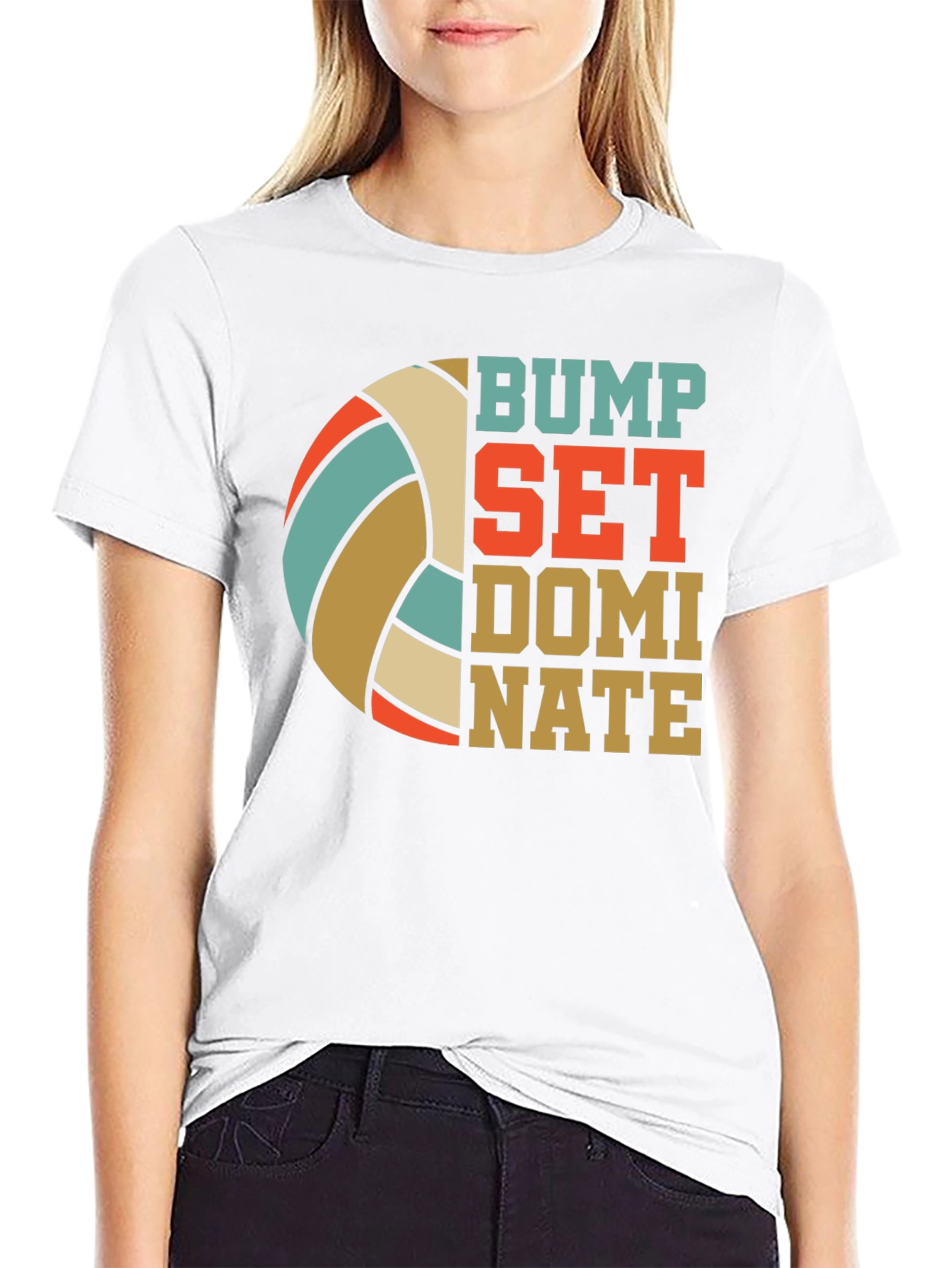 Bump Set Dominate T-Shirt Volleyball Tee