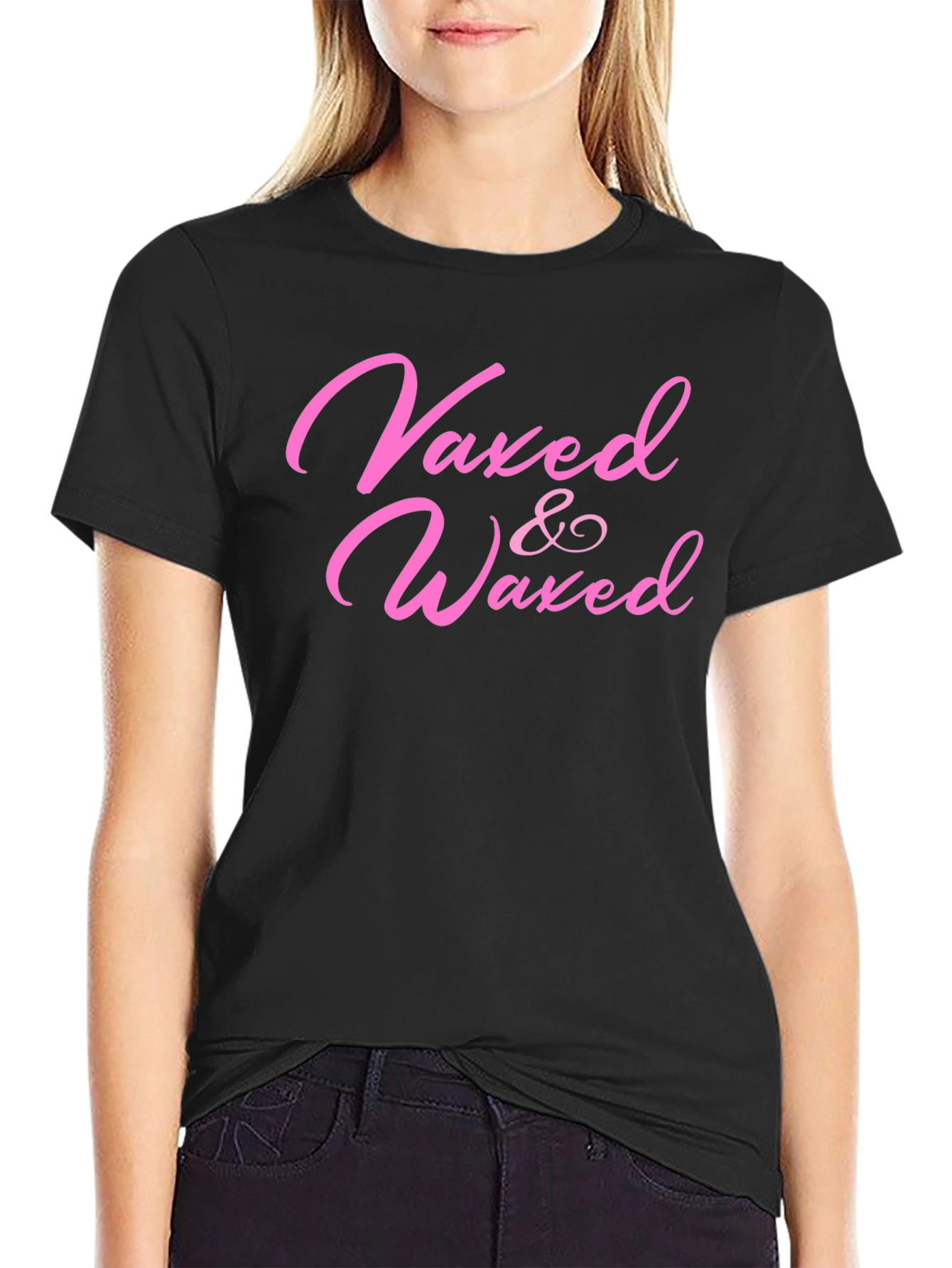Vaxed & Waxed T-Shirt - Funny Vaccine Tee
