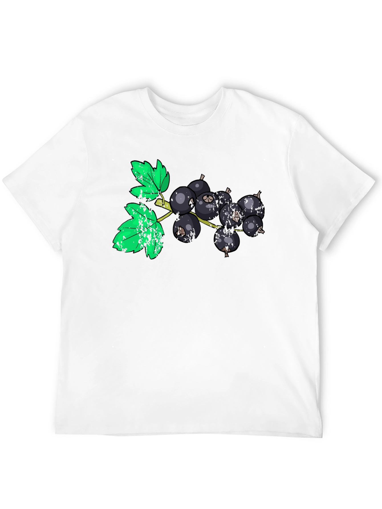 Black Currant Graphic Tee - Unique Fruit Print