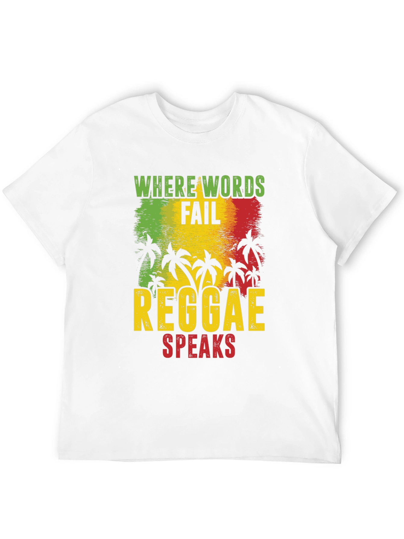 Reggae Speaks Graphic Tee - Rastafarian Inspired T-Shirt