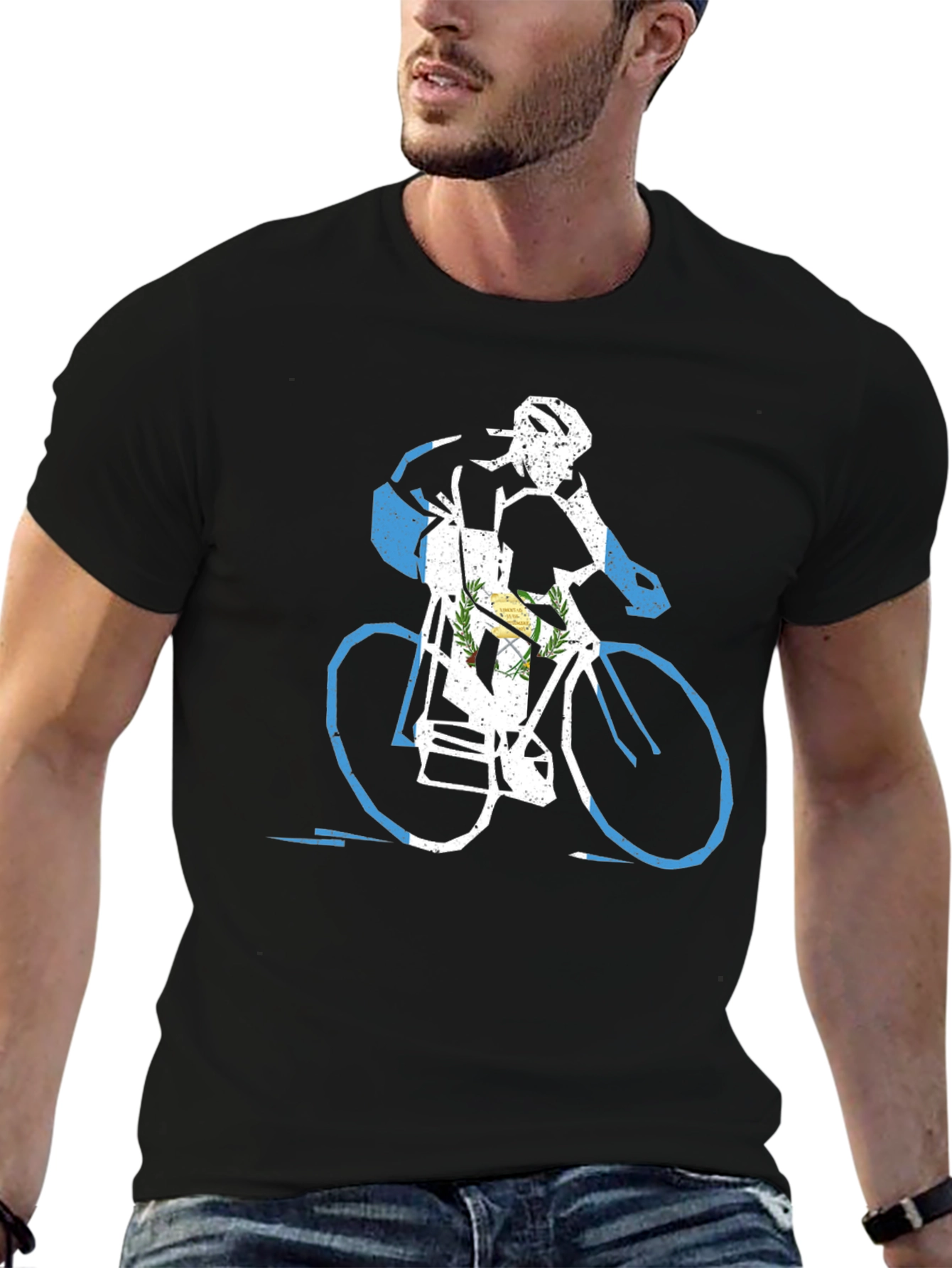 Guatemala Flag Cycling T-Shirt