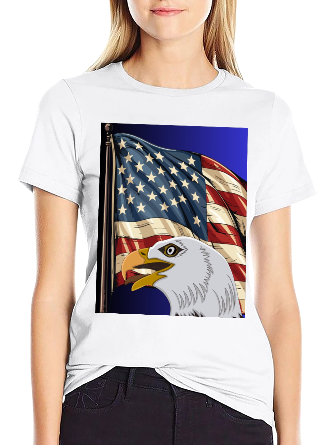 American Pride Eagle Graphic Tee