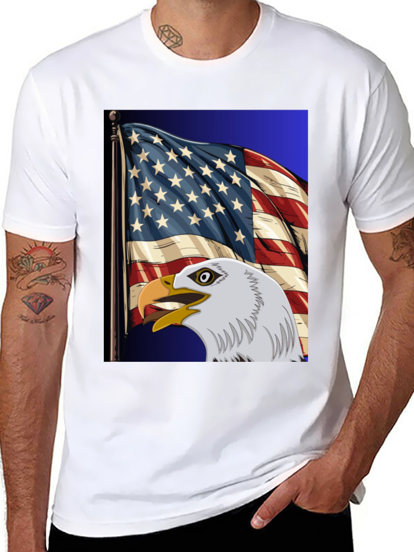 American Pride Eagle Graphic Tee