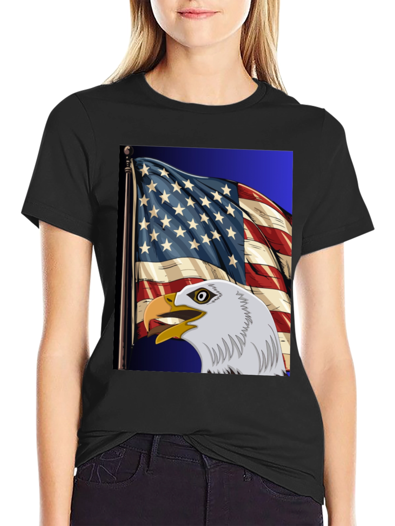 American Pride Eagle Graphic Tee