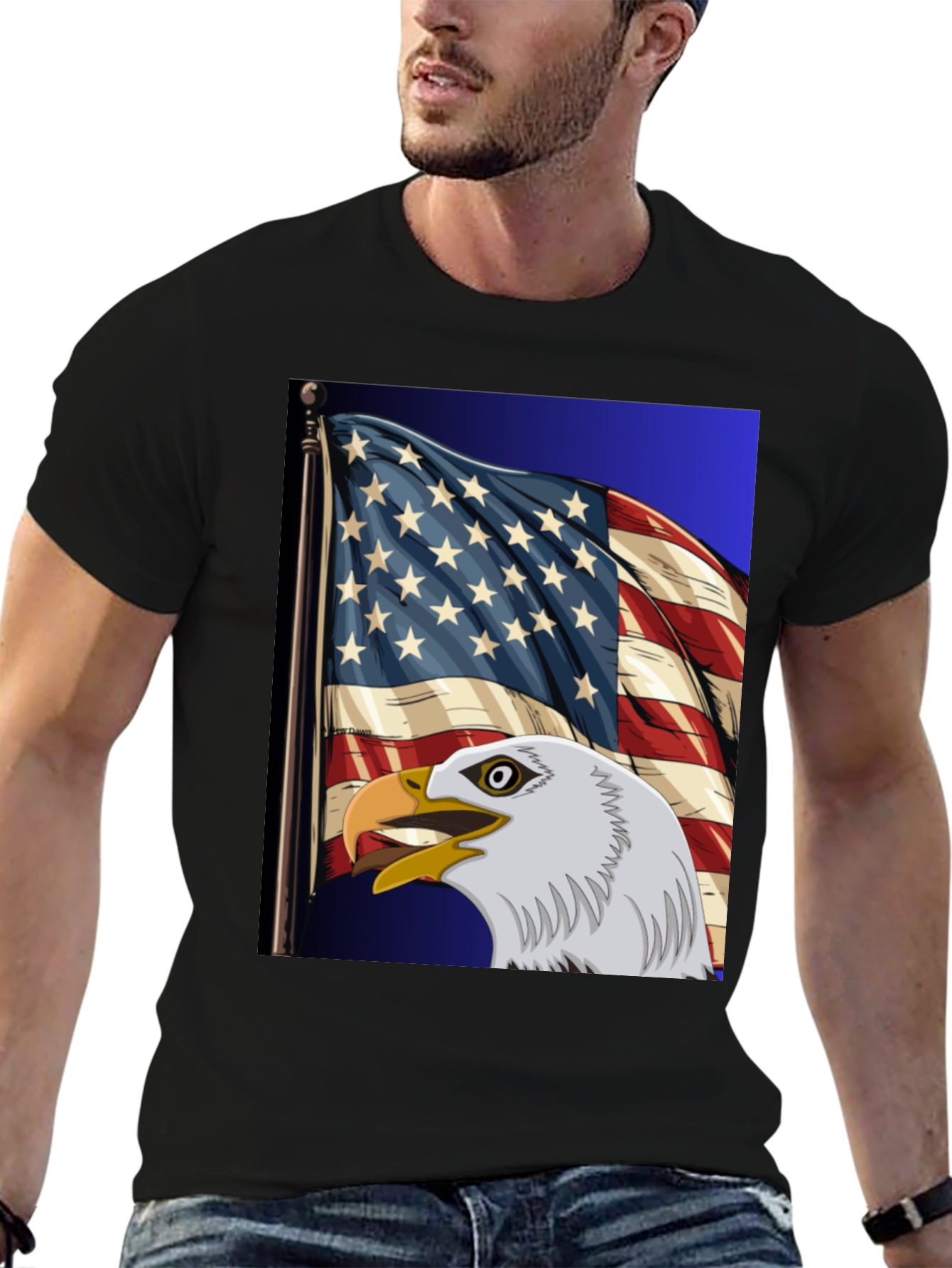 American Pride Eagle Graphic Tee