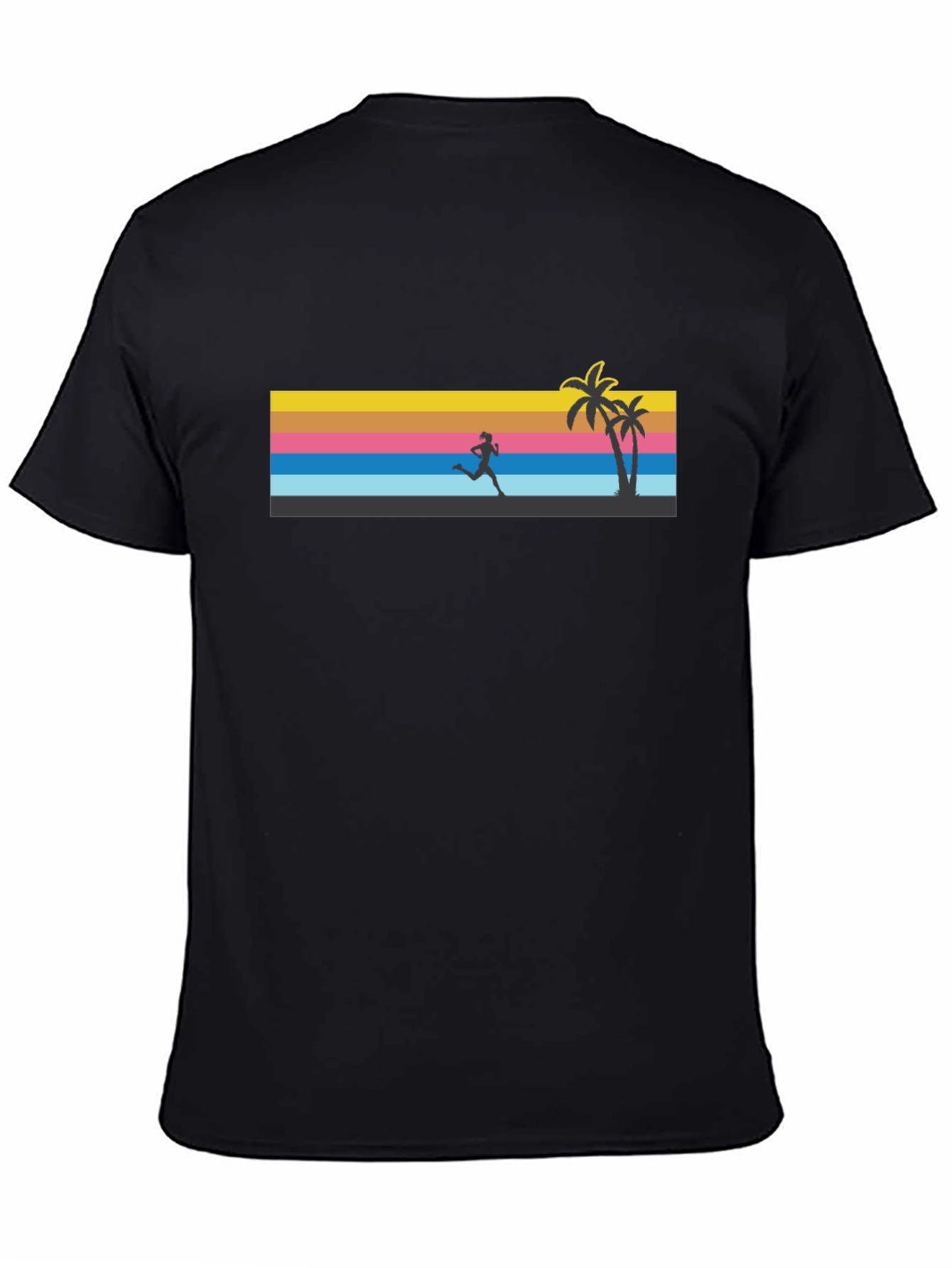 Retro Sunset Runner Graphic Tee
