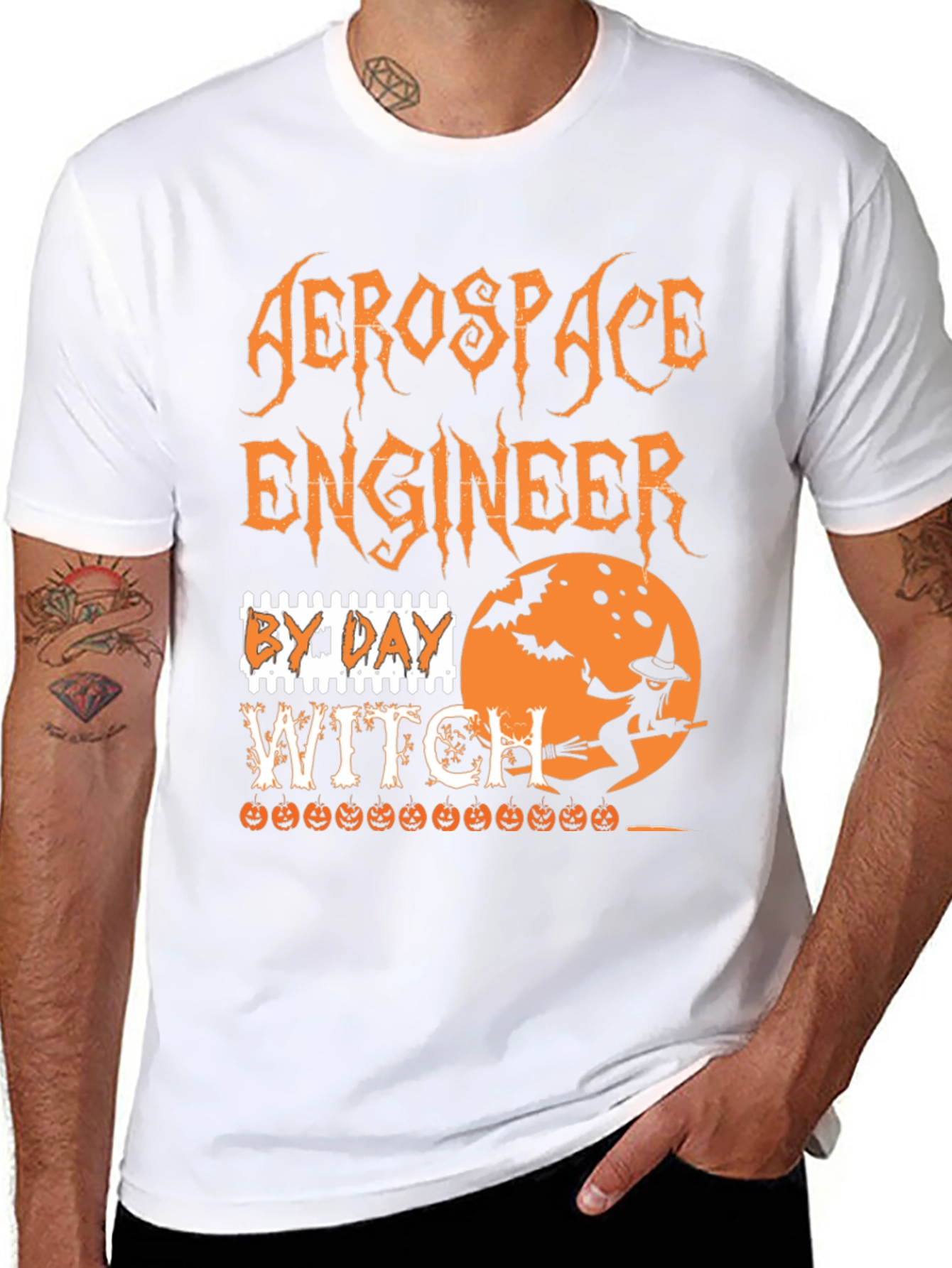 Aerospace Engineer By Day Witch T-Shirt Halloween