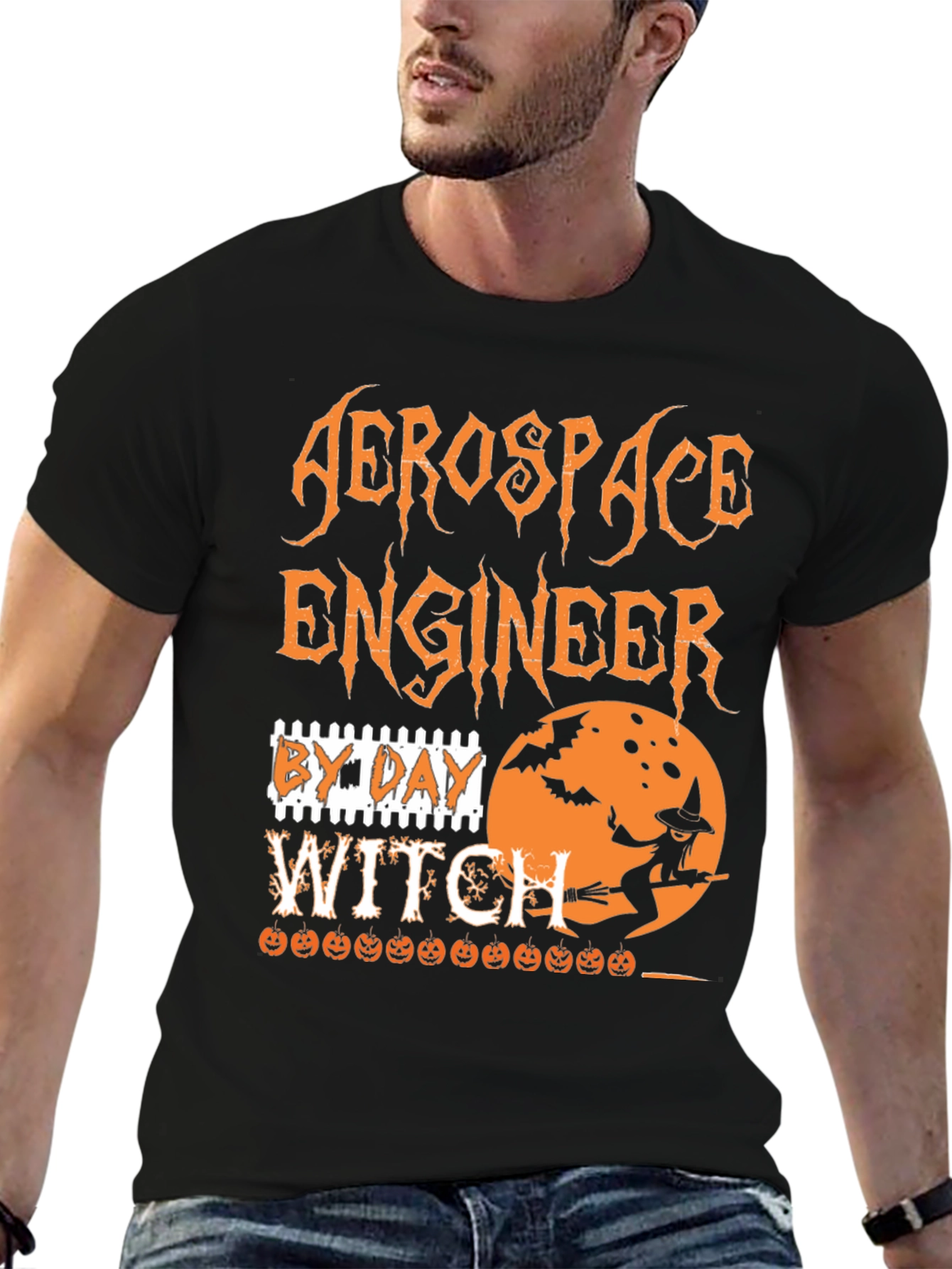 Aerospace Engineer By Day Witch T-Shirt Halloween