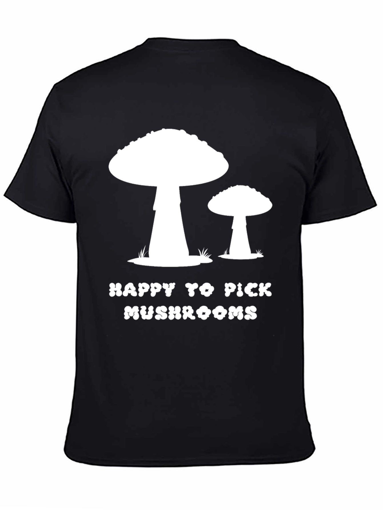 Mushroom Picker Black T-Shirt