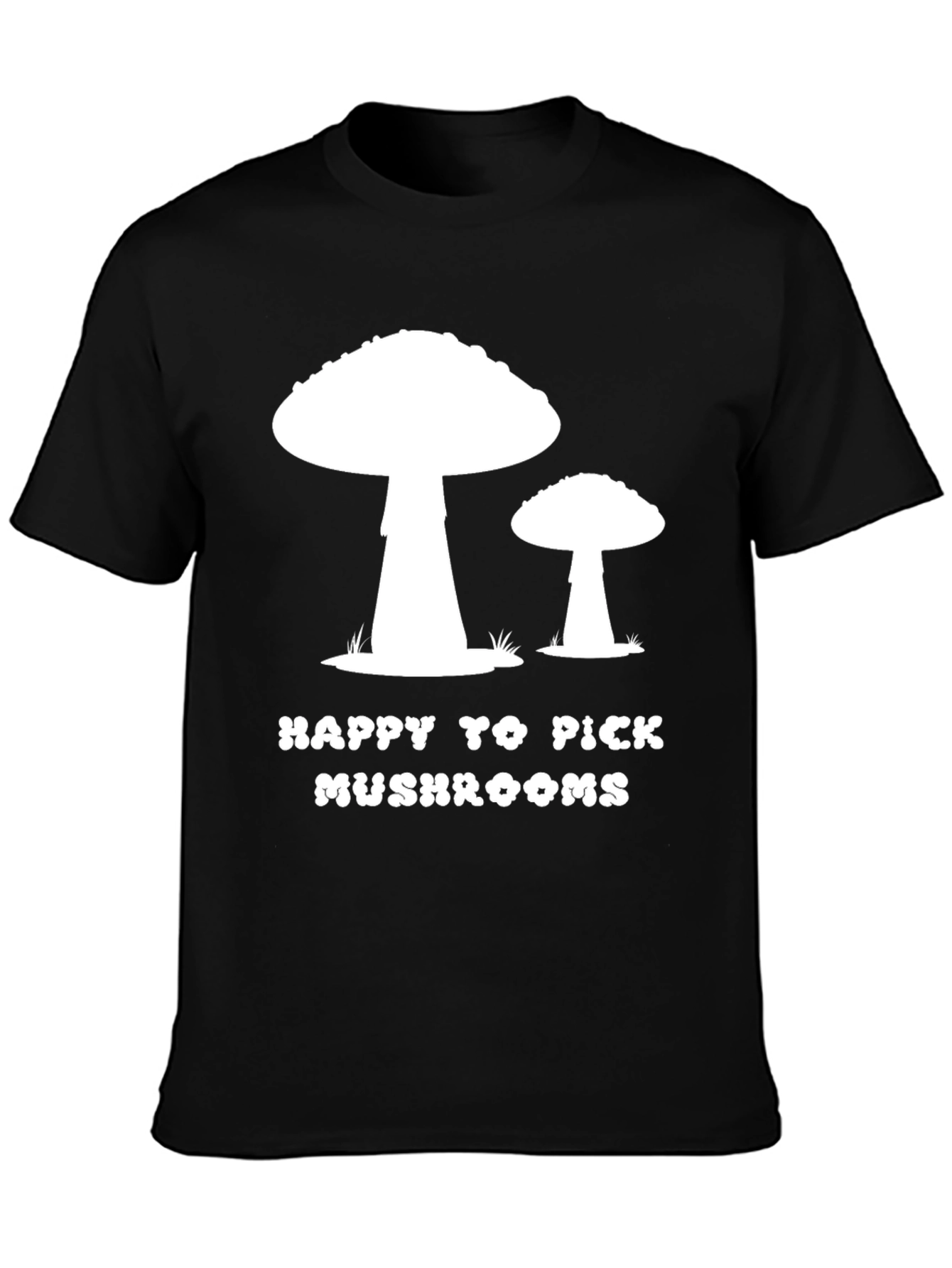 Mushroom Picker Black T-Shirt