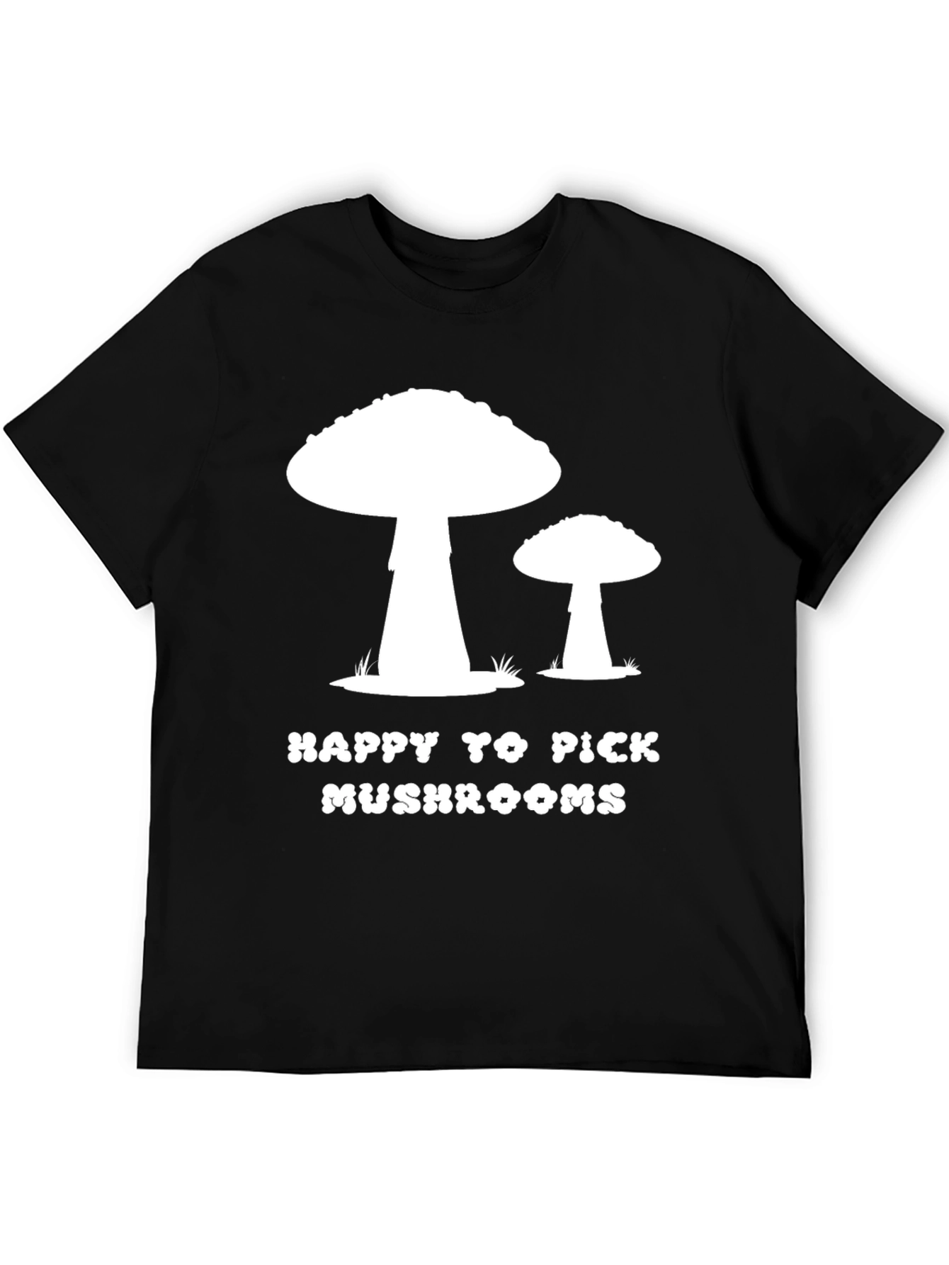 Mushroom Picker Black T-Shirt