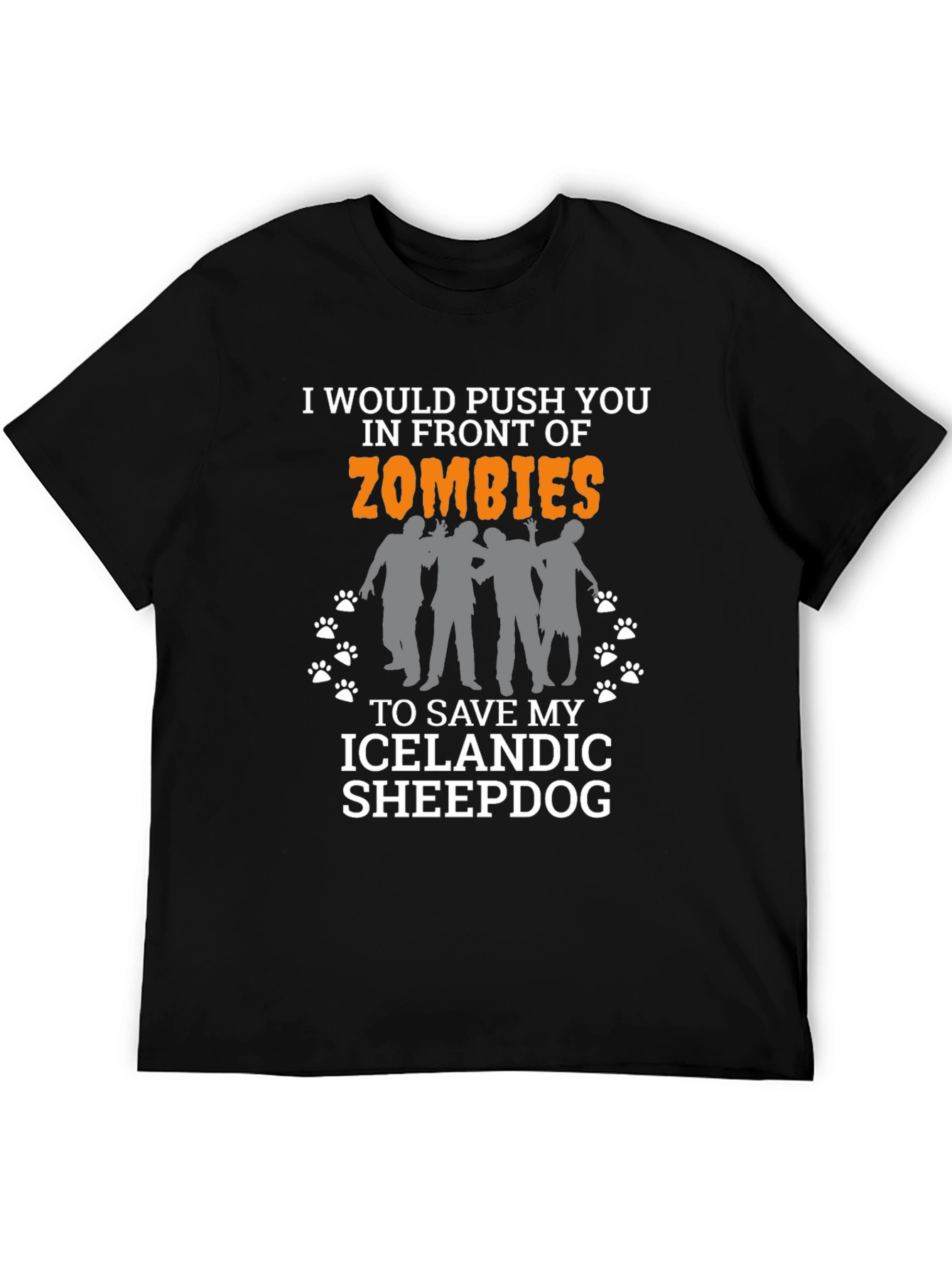 Icelandic Sheepdog Zombie T-Shirt