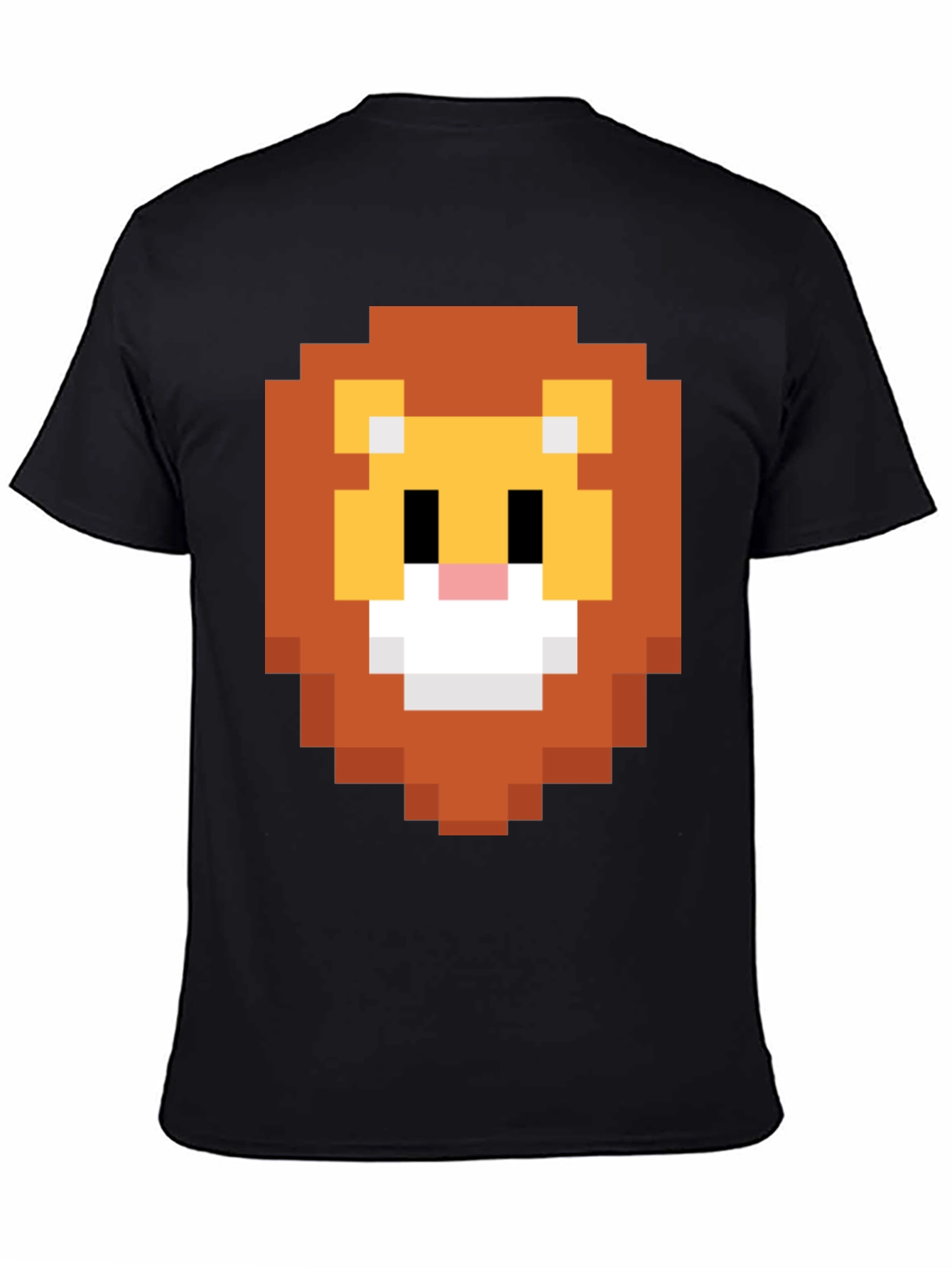 Pixel Lion Graphic Tee - Retro Style