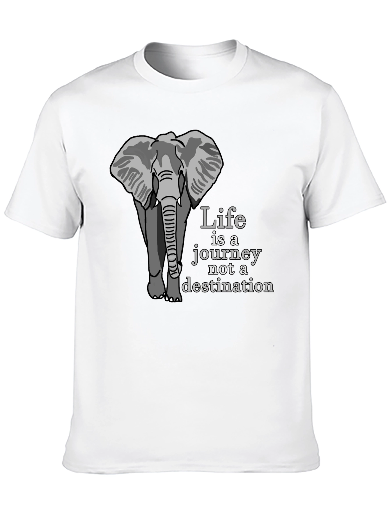 Elephant Life is a Journey Graphic Tee
