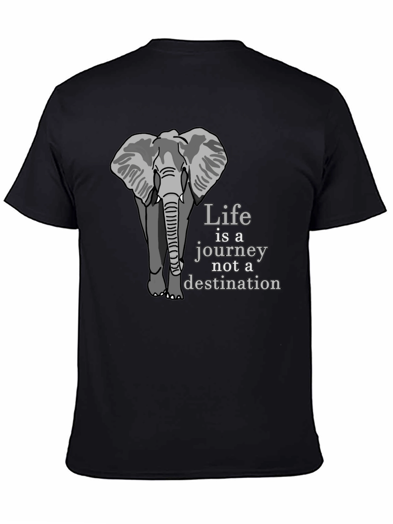 Elephant Life is a Journey Graphic Tee