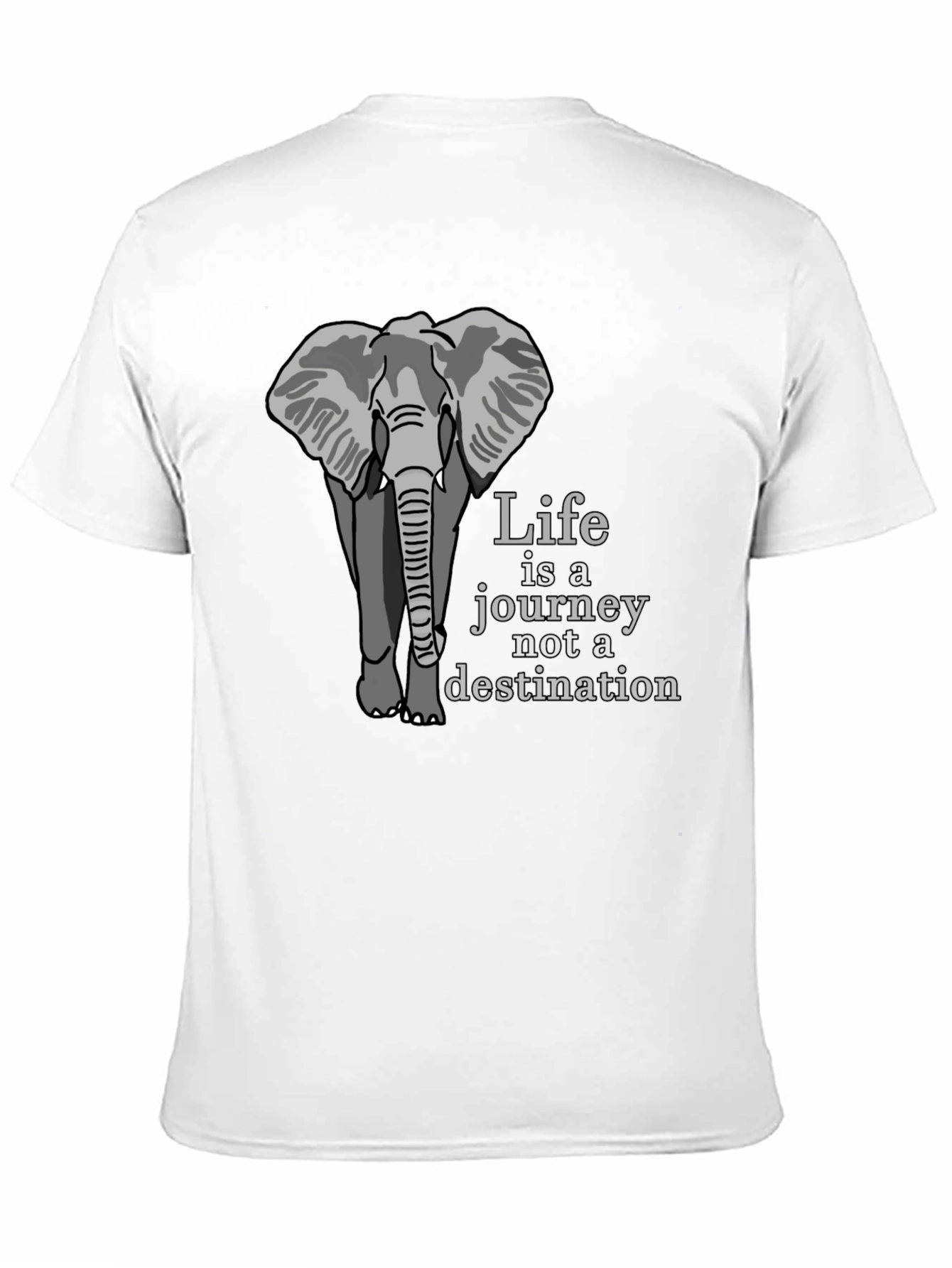 Elephant Life is a Journey Graphic Tee