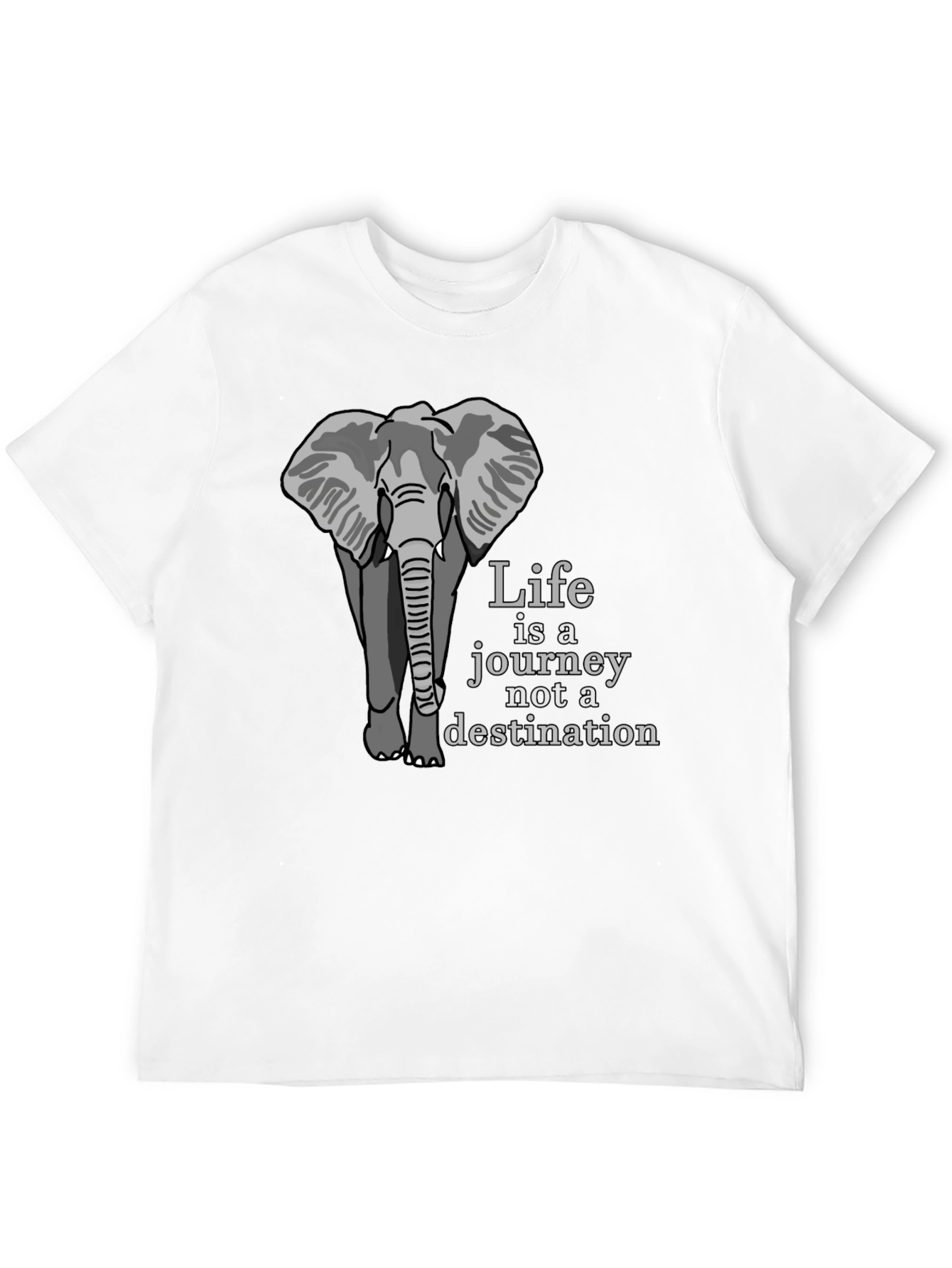 Elephant Life is a Journey Graphic Tee