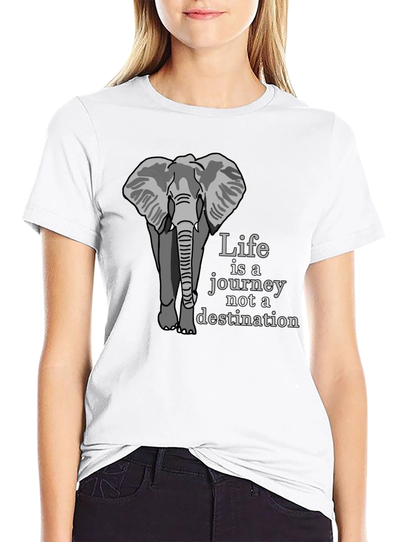 Elephant Life is a Journey Graphic Tee
