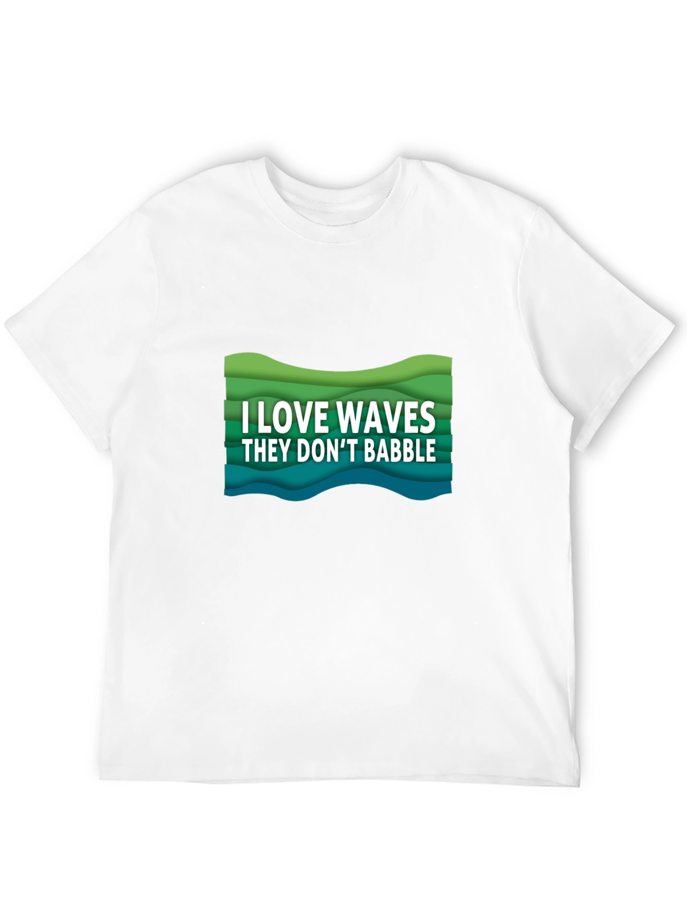 I Love Waves Graphic Tee