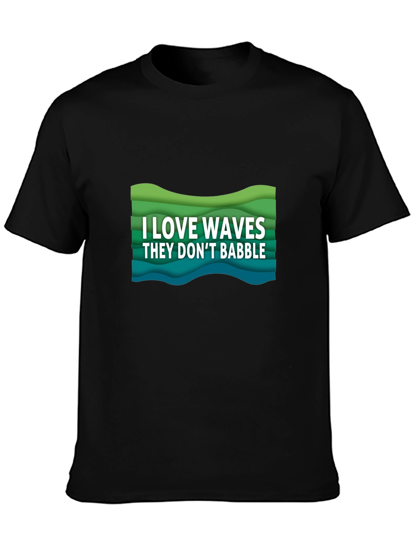 I Love Waves Graphic Tee