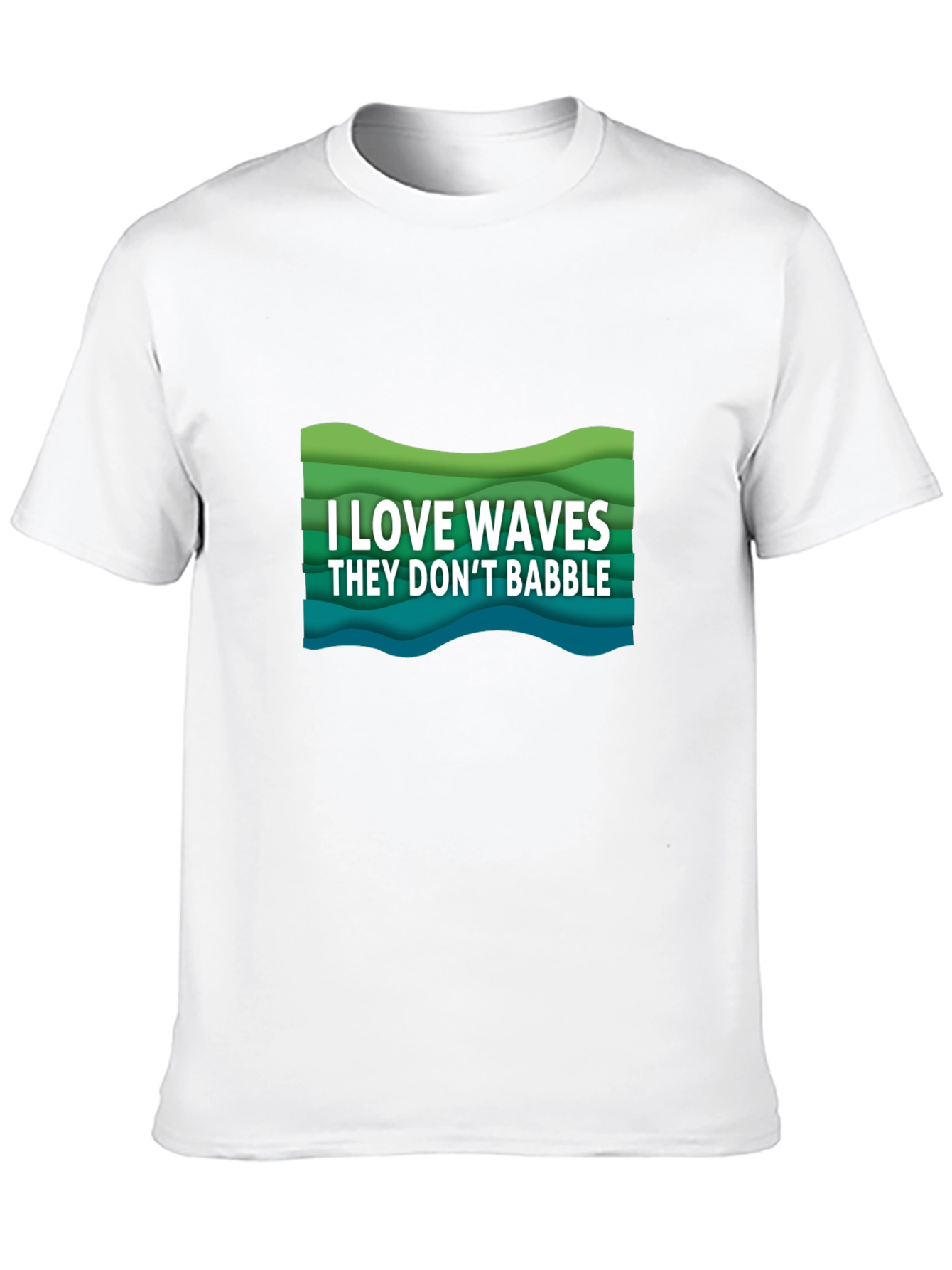 I Love Waves Graphic Tee