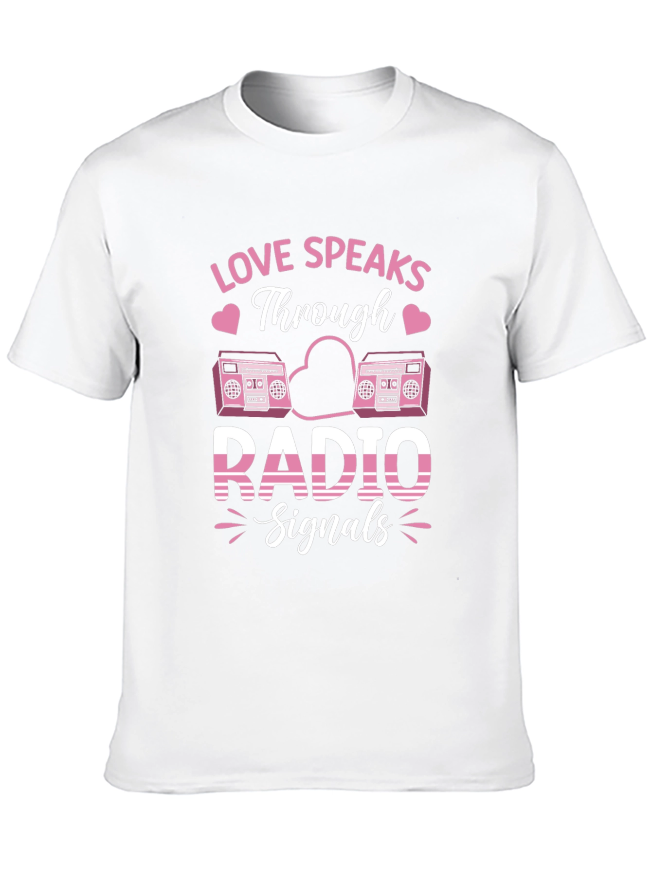 Love Speaks Through Radio Signals Graphic Tee
