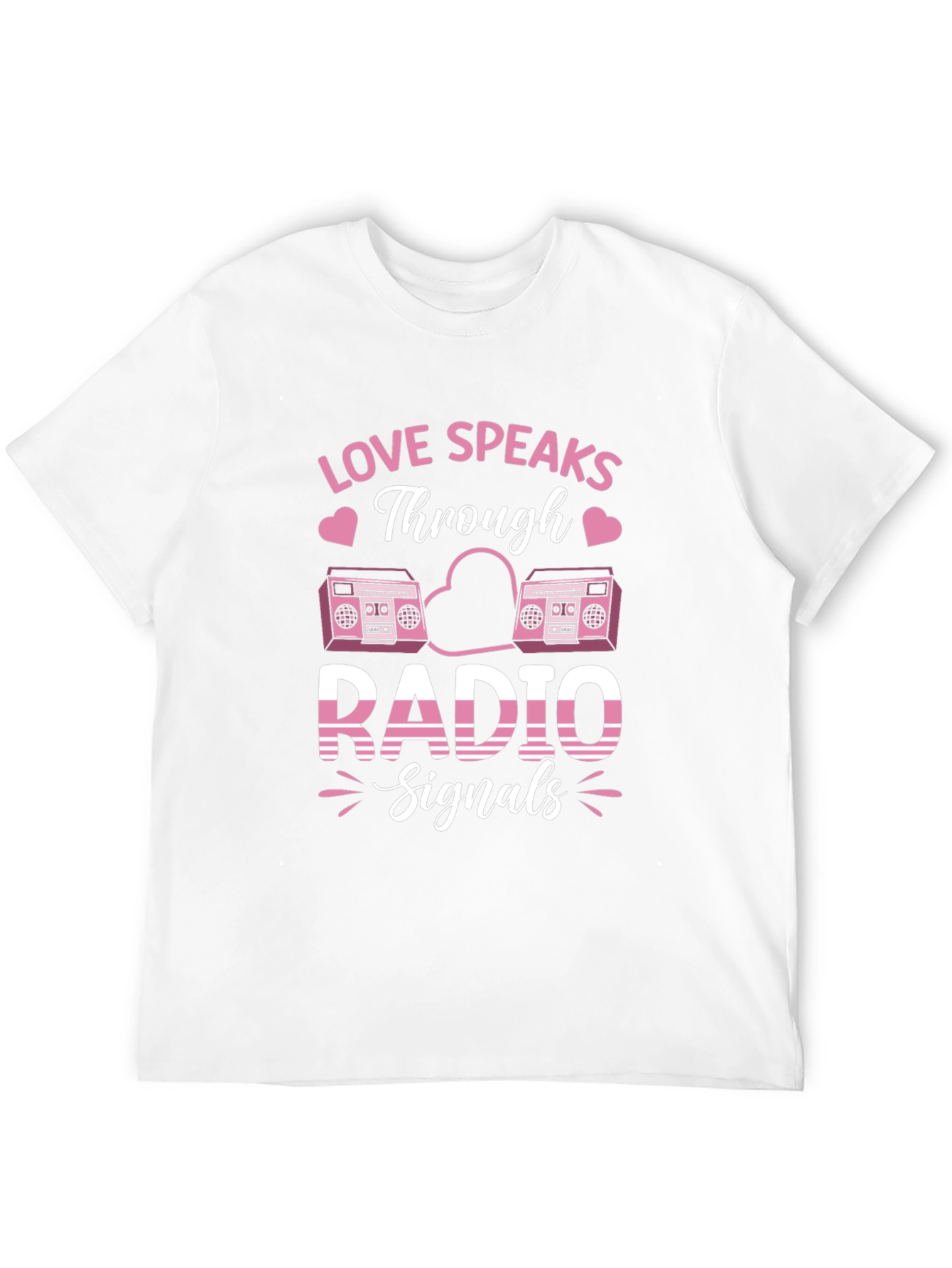Love Speaks Through Radio Signals Graphic Tee