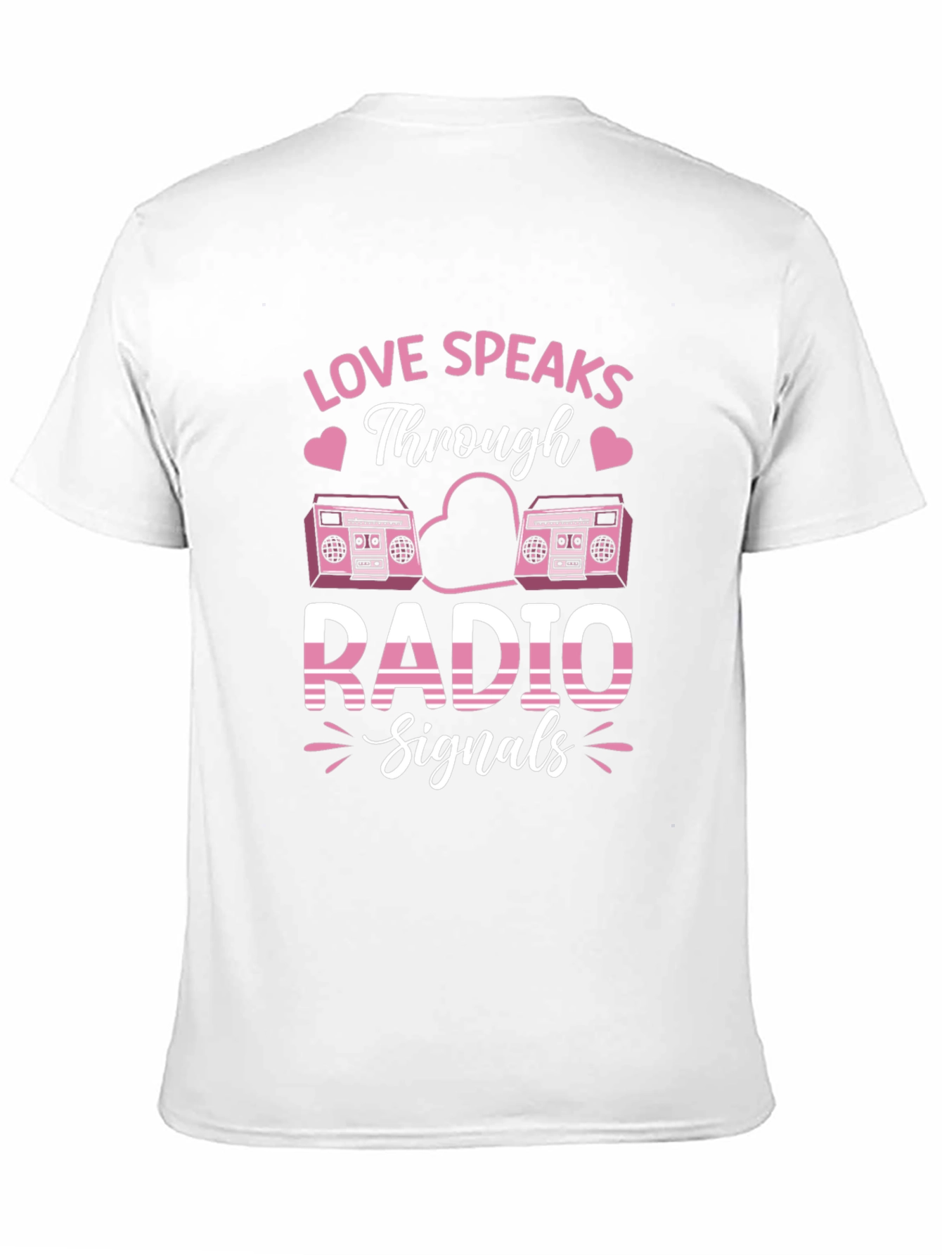 Love Speaks Through Radio Signals Graphic Tee