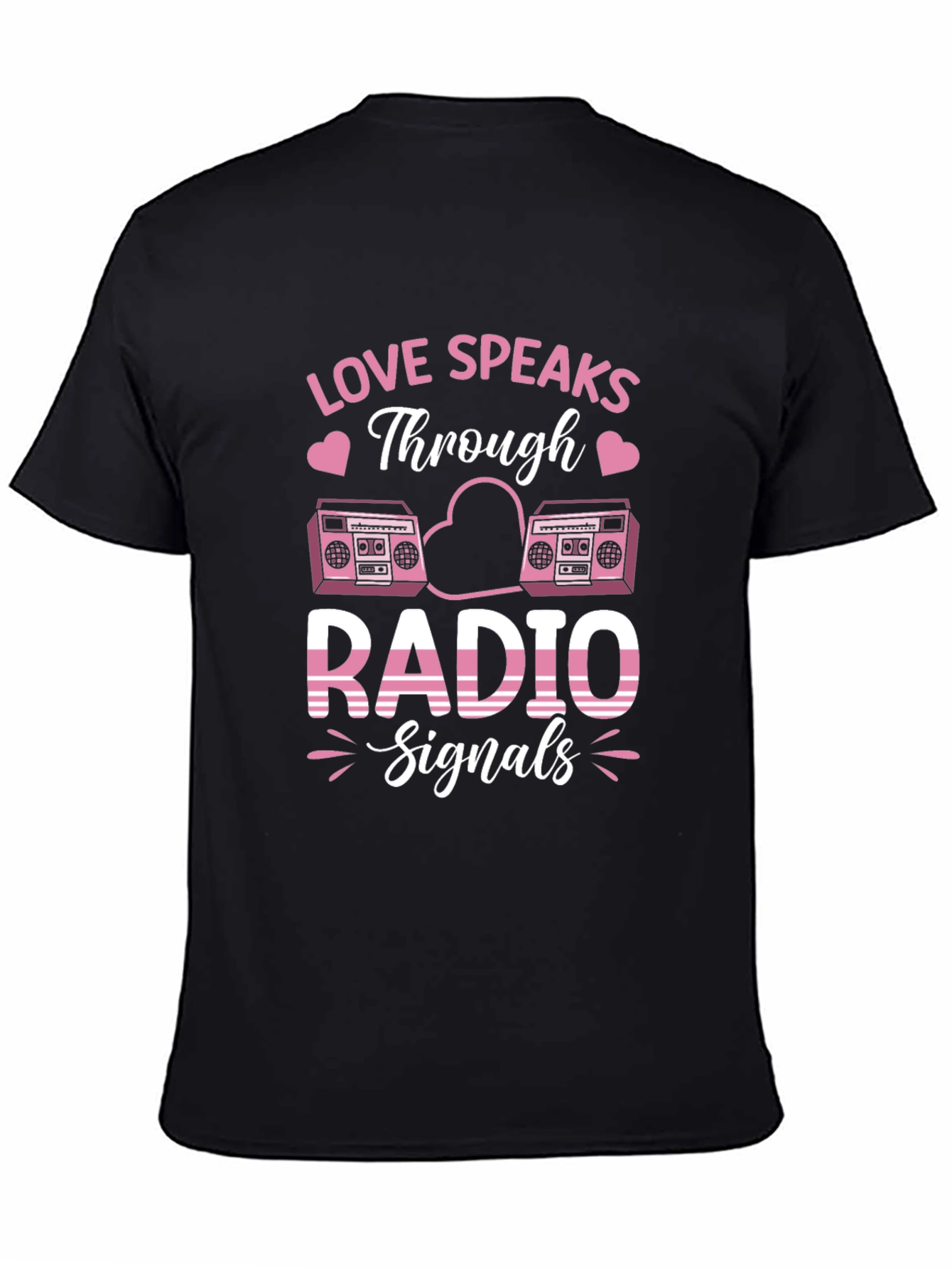 Love Speaks Through Radio Signals Graphic Tee
