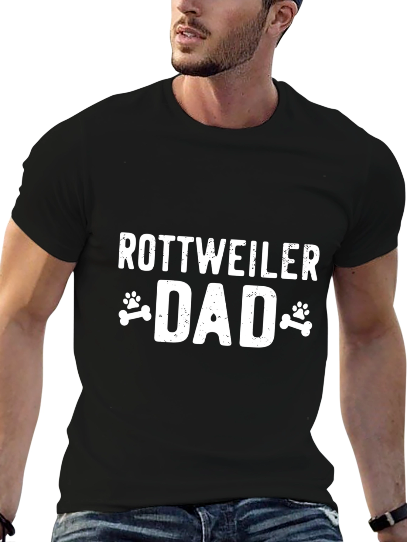 Rottweiler Dad T-Shirt - Dog Lover Gift
