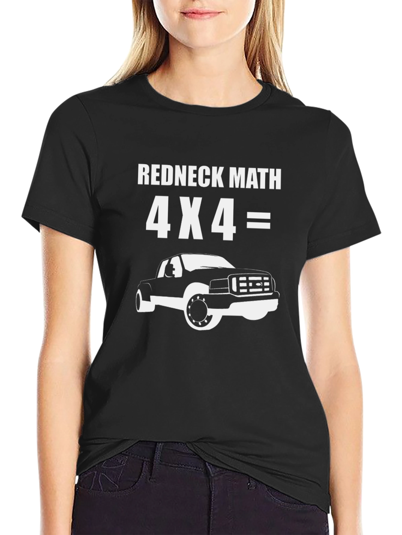 Redneck Math 4x4 = Truck Graphic Tee