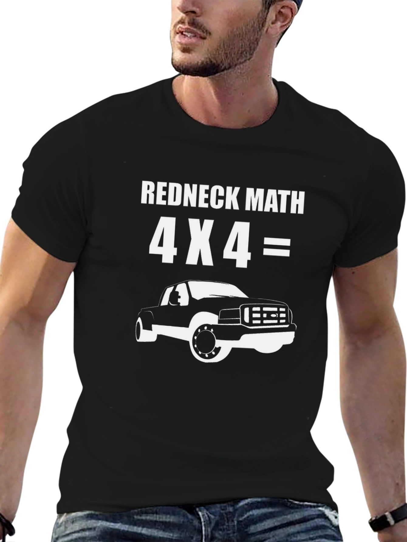 Redneck Math 4x4 = Truck Graphic Tee