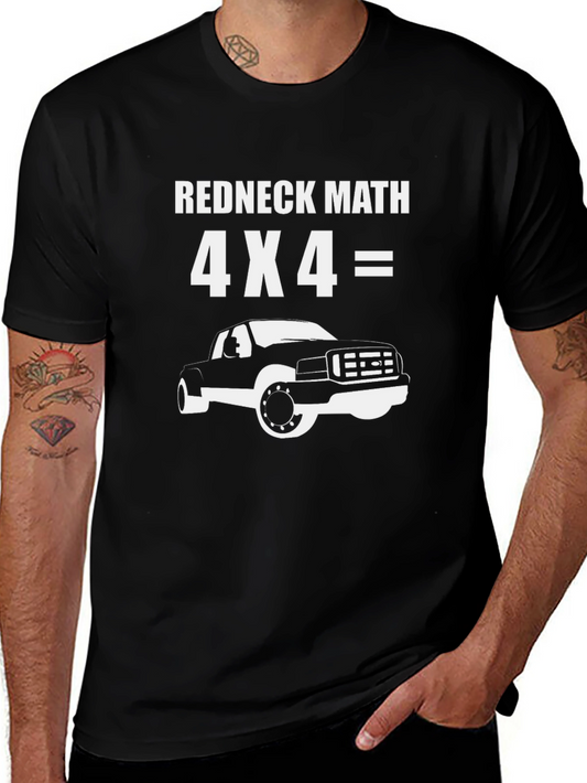 Redneck Math 4x4 = Truck Graphic Tee