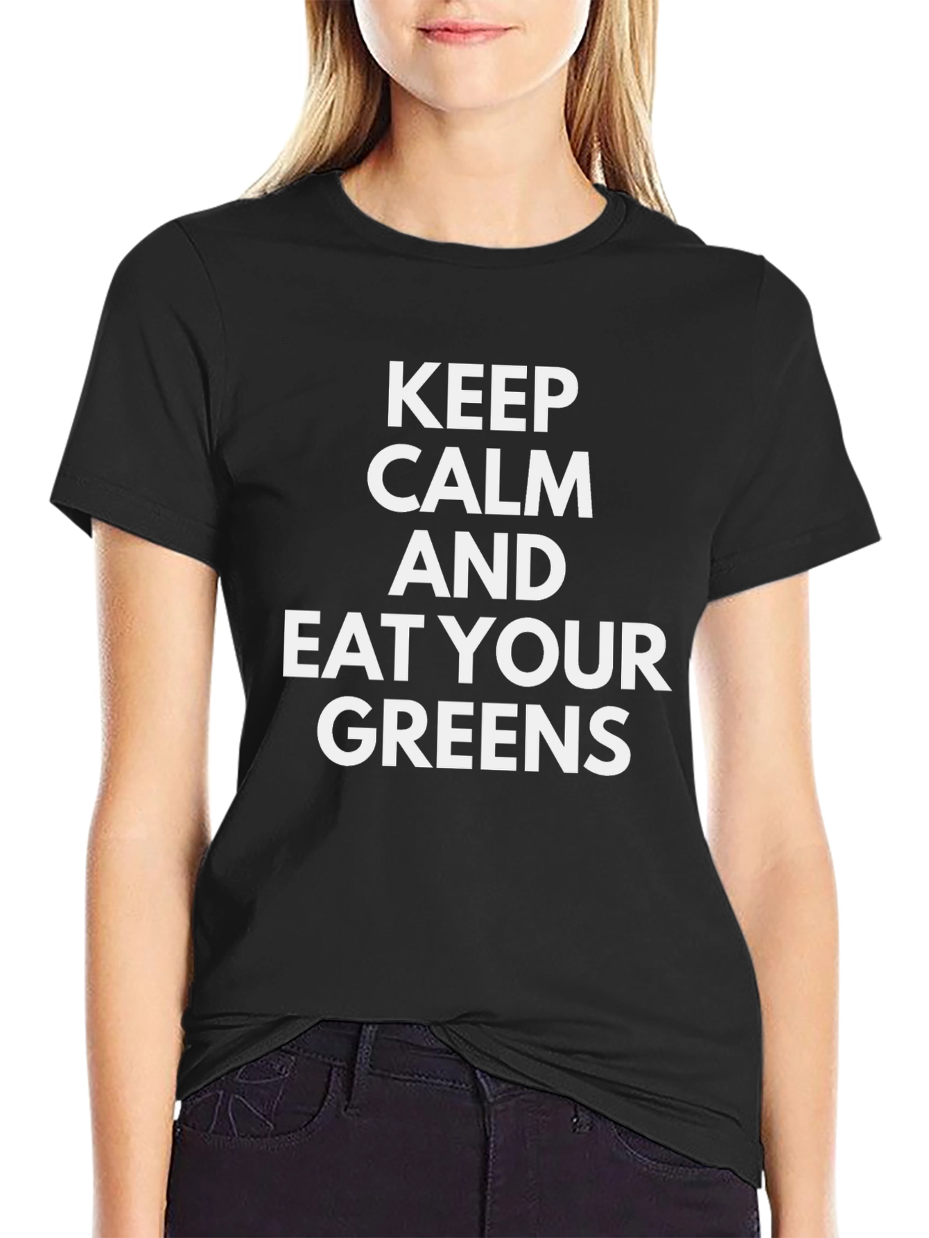 Keep Calm and Eat Your Greens T-Shirt