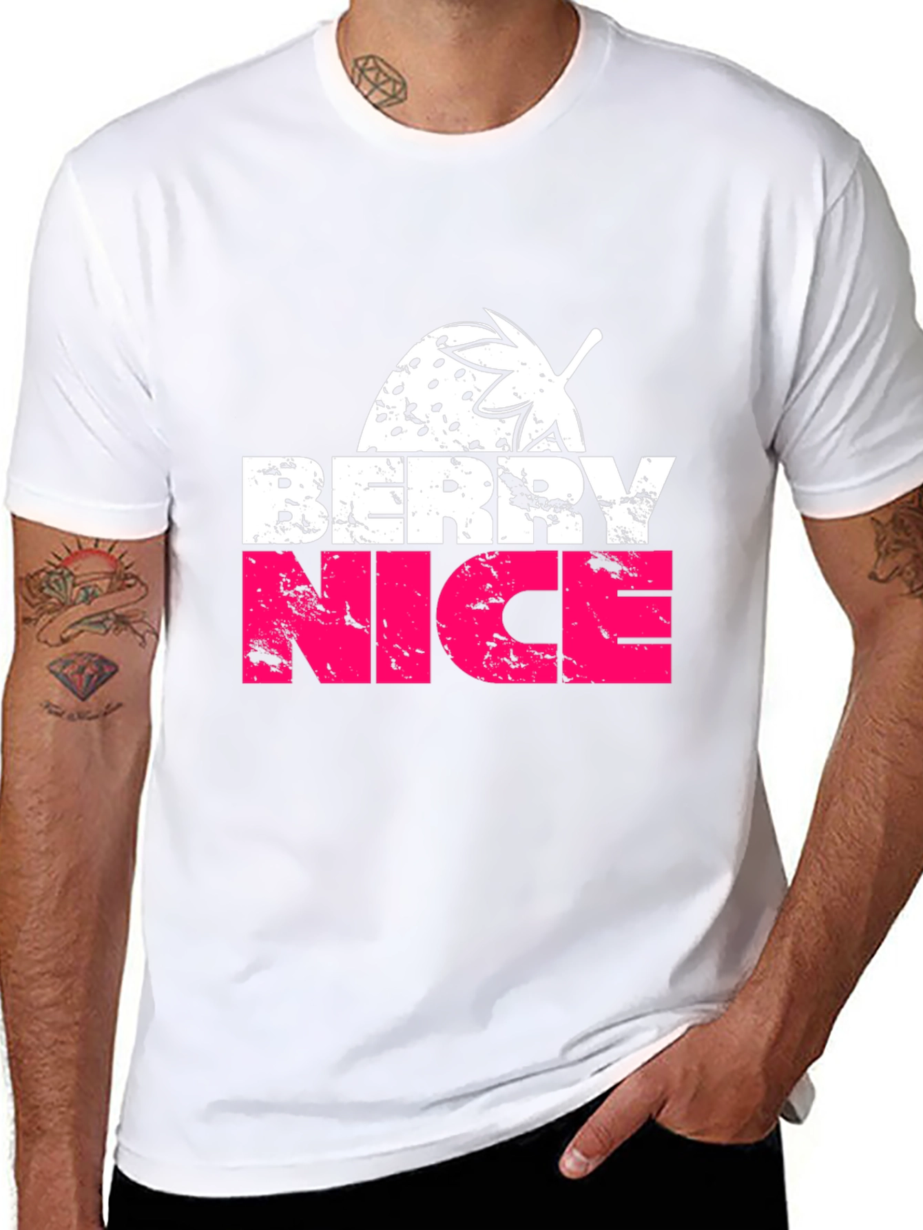 Berry Nice Graphic Tee - Trendy Unisex T-Shirt