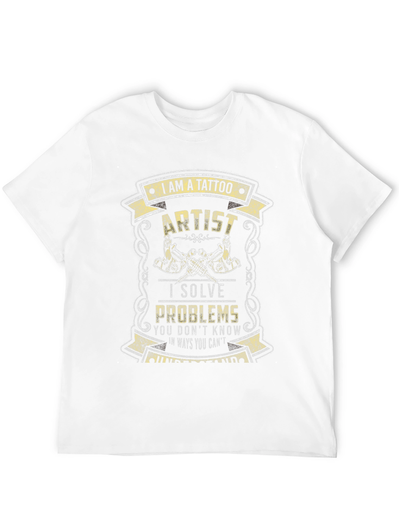 Tattoo Artist Graphic Tee - Solve Problems Shirt